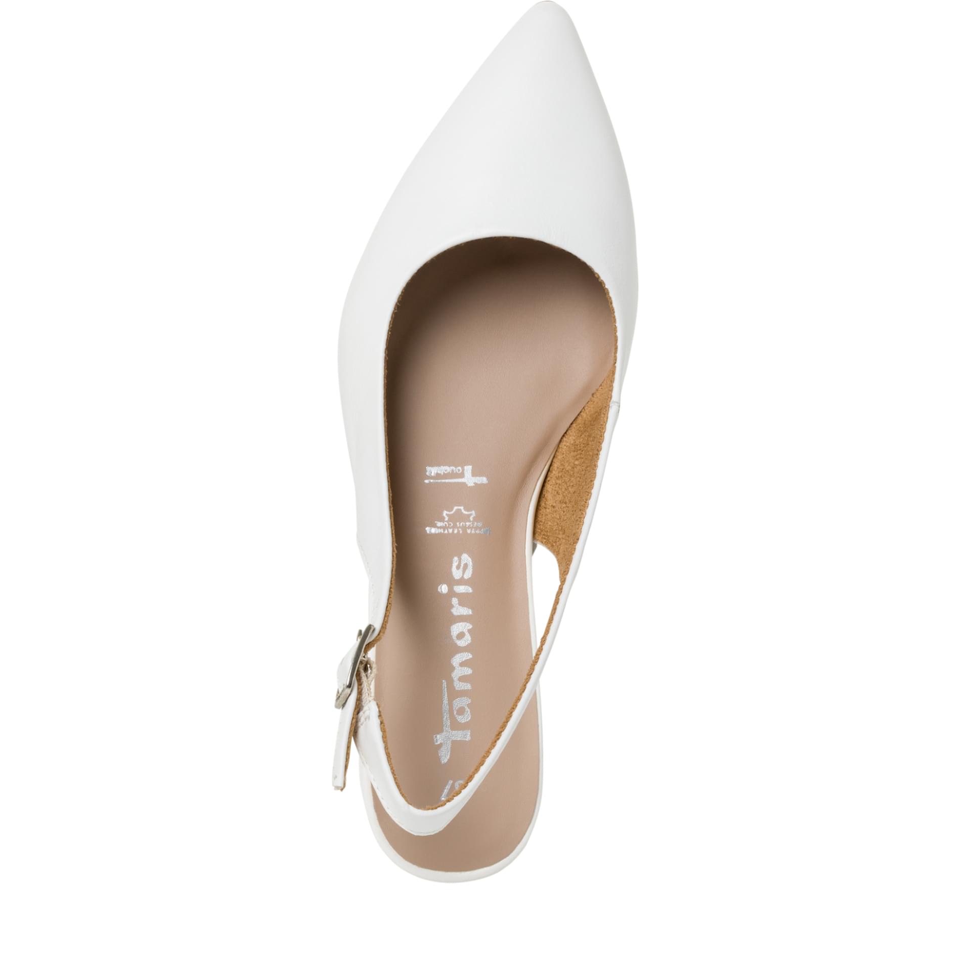 Tamaris Cupone Talons 1-29500-42 in White Leather