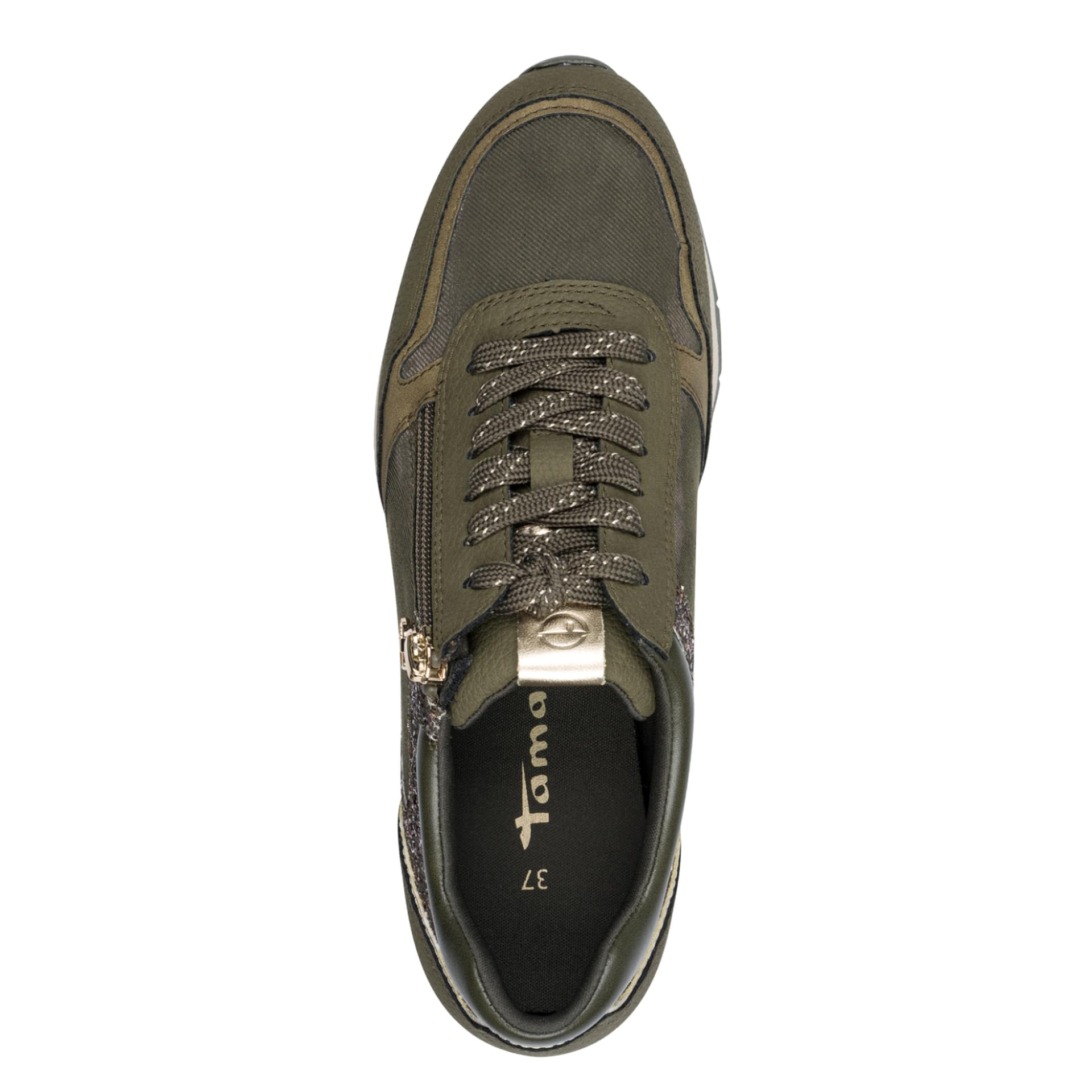 Tamaris Daki Sneakers 1-23603-42 in Olive Comb
