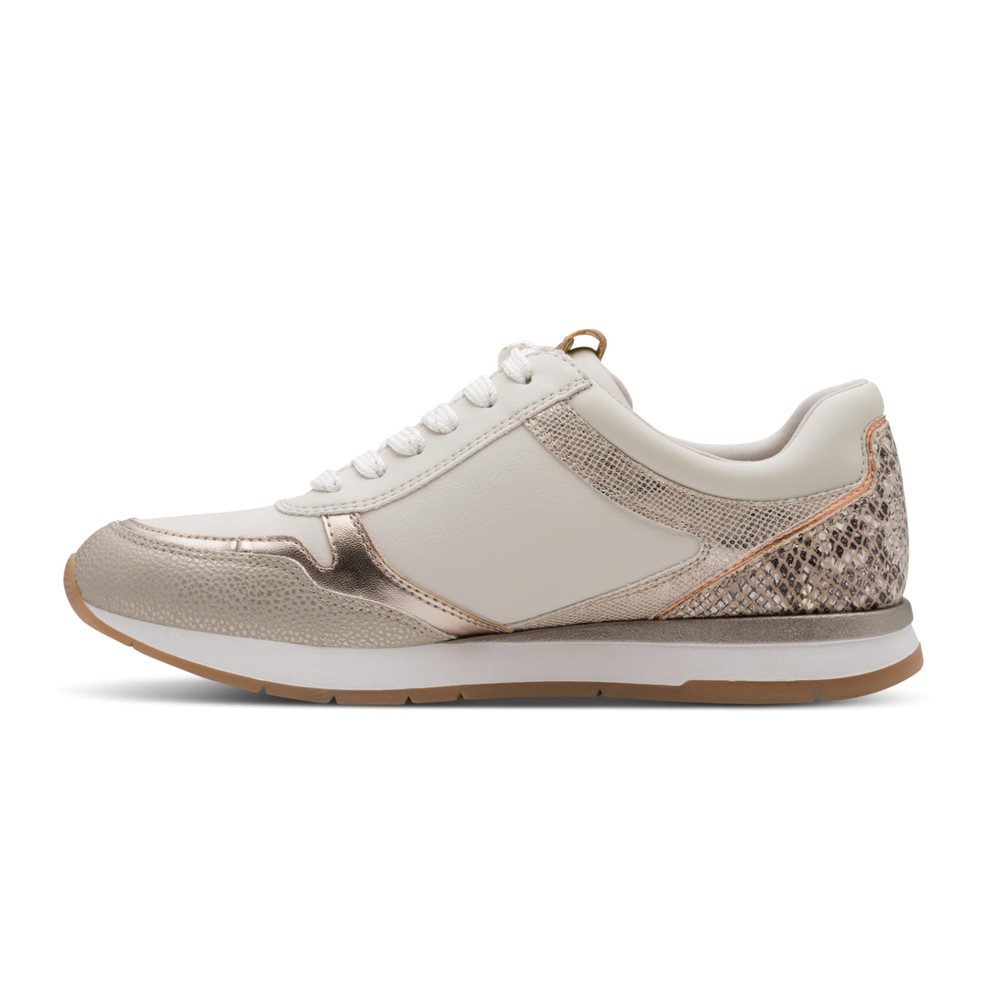 Tamaris Daki Sneakers 1-23613-46 in Ivory Struct.