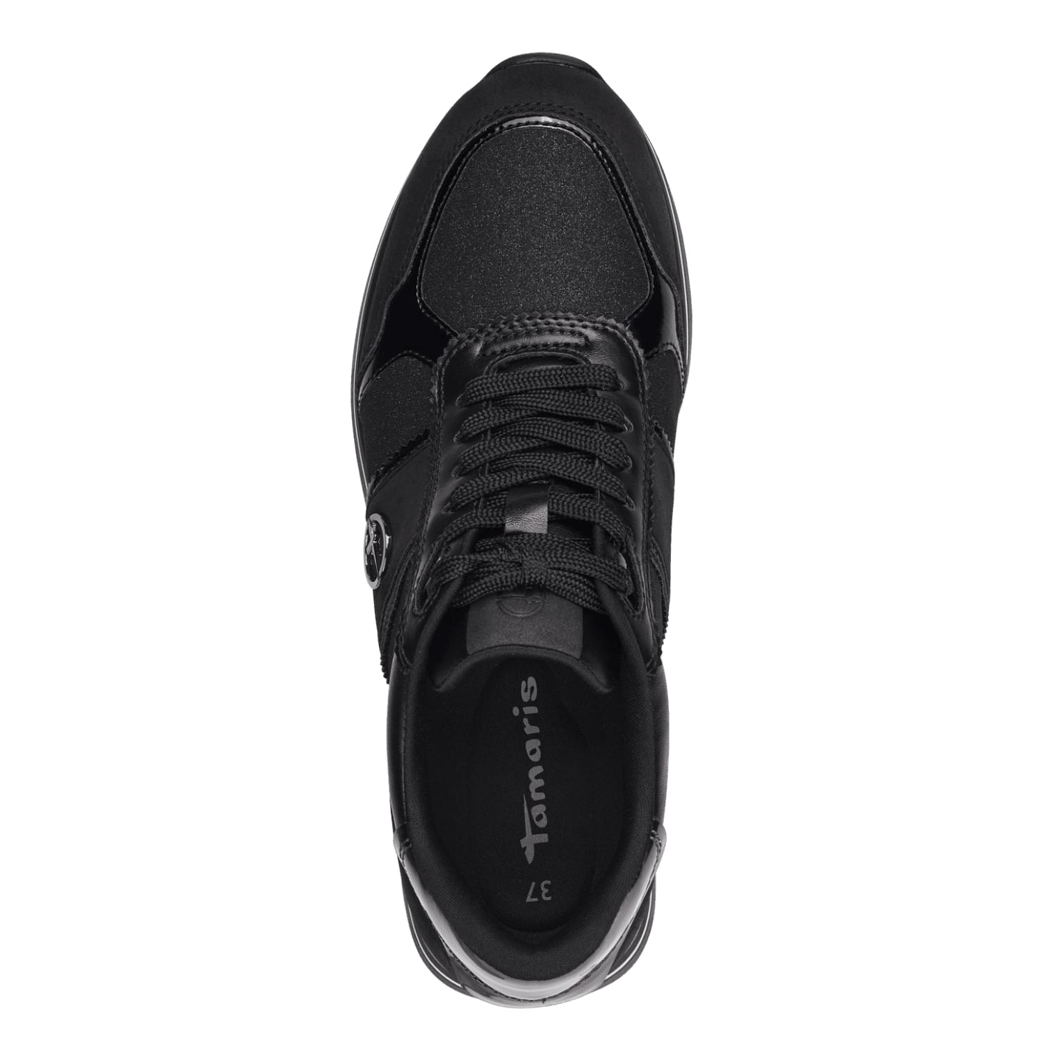 Tamaris Daki Sneakers 1-23727-42 in Black Comb