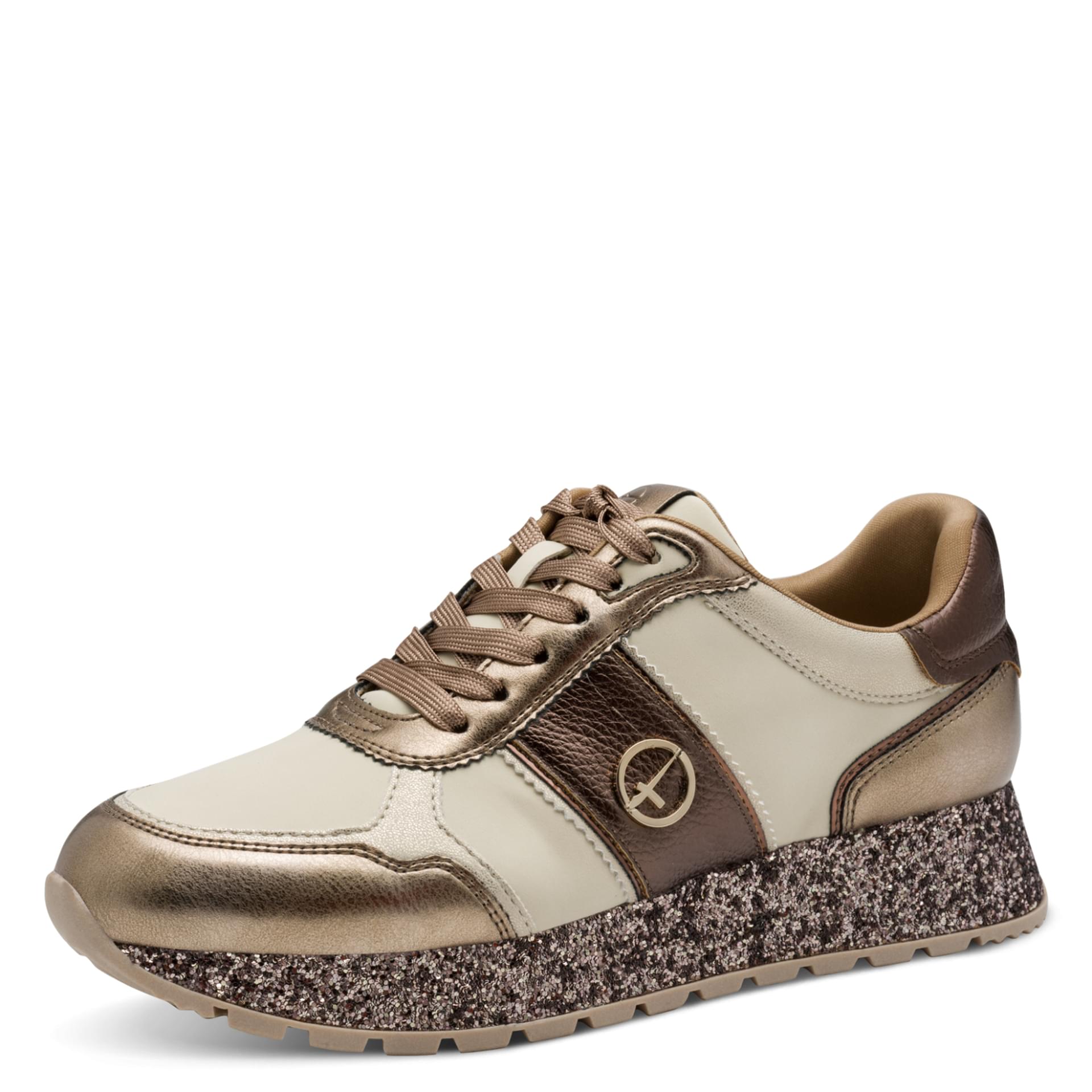 Tamaris Daki Sneakers 1-23727-42 in Champagne Glam