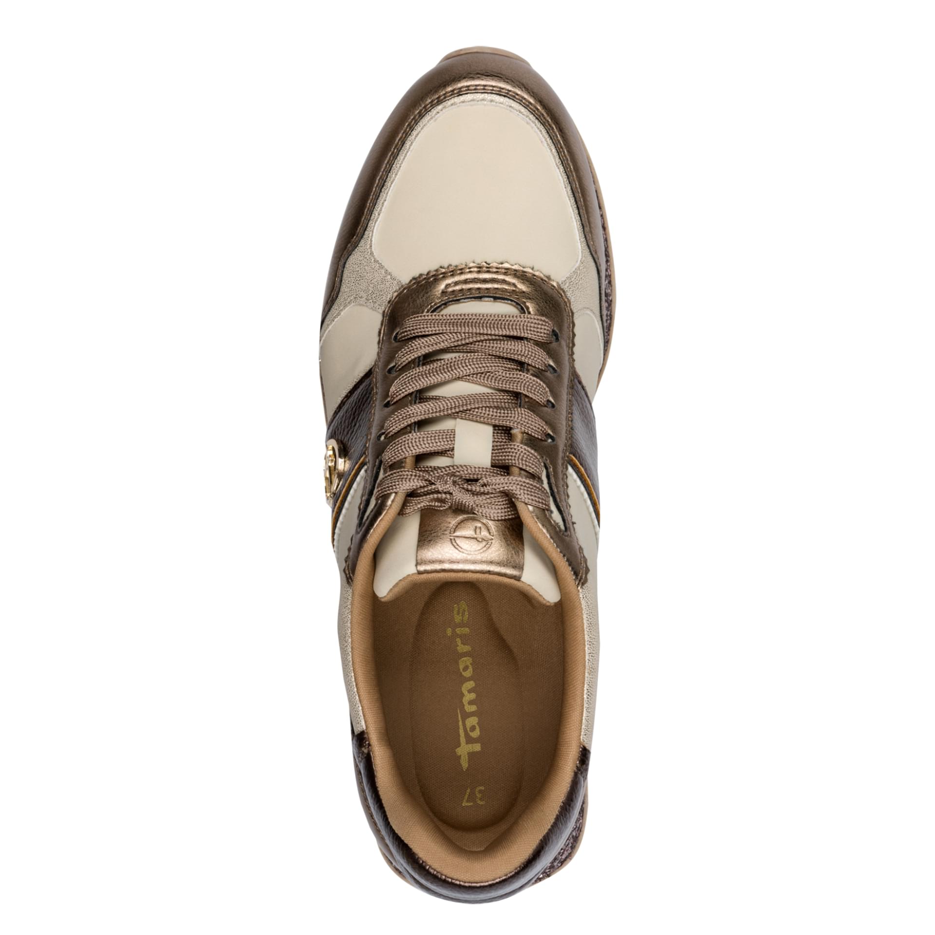 Tamaris Daki Sneakers 1-23727-42 in Champagne Glam