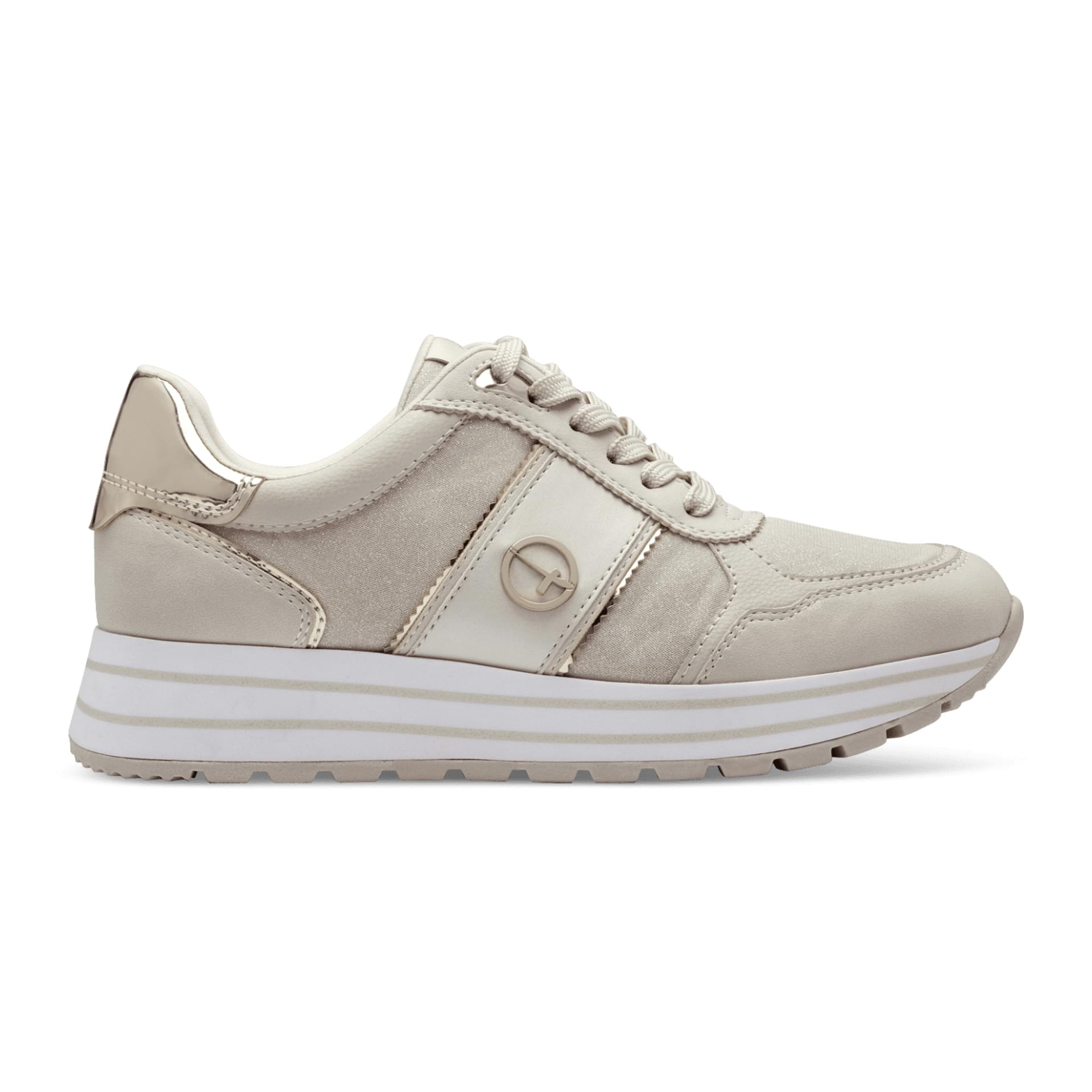 Tamaris Daki Sneakers 1-23727-42 in Ivory Comb