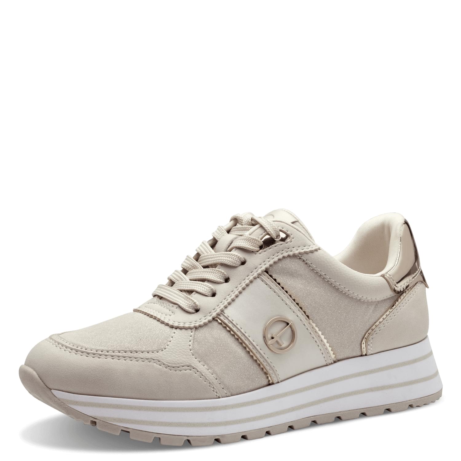 Tamaris Daki Sneakers 1-23727-42 in Ivory Comb