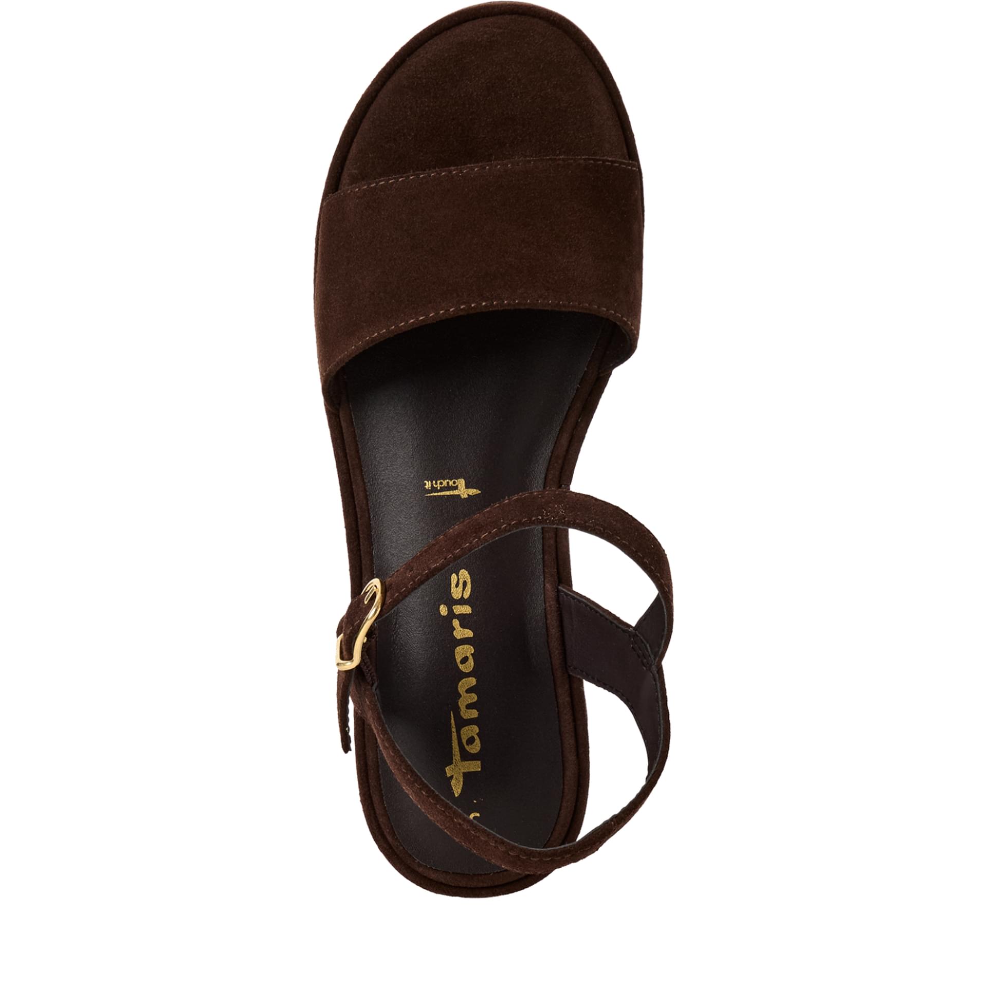 Tamaris Damara Sandales 1-28020-42 in Mocca Suede