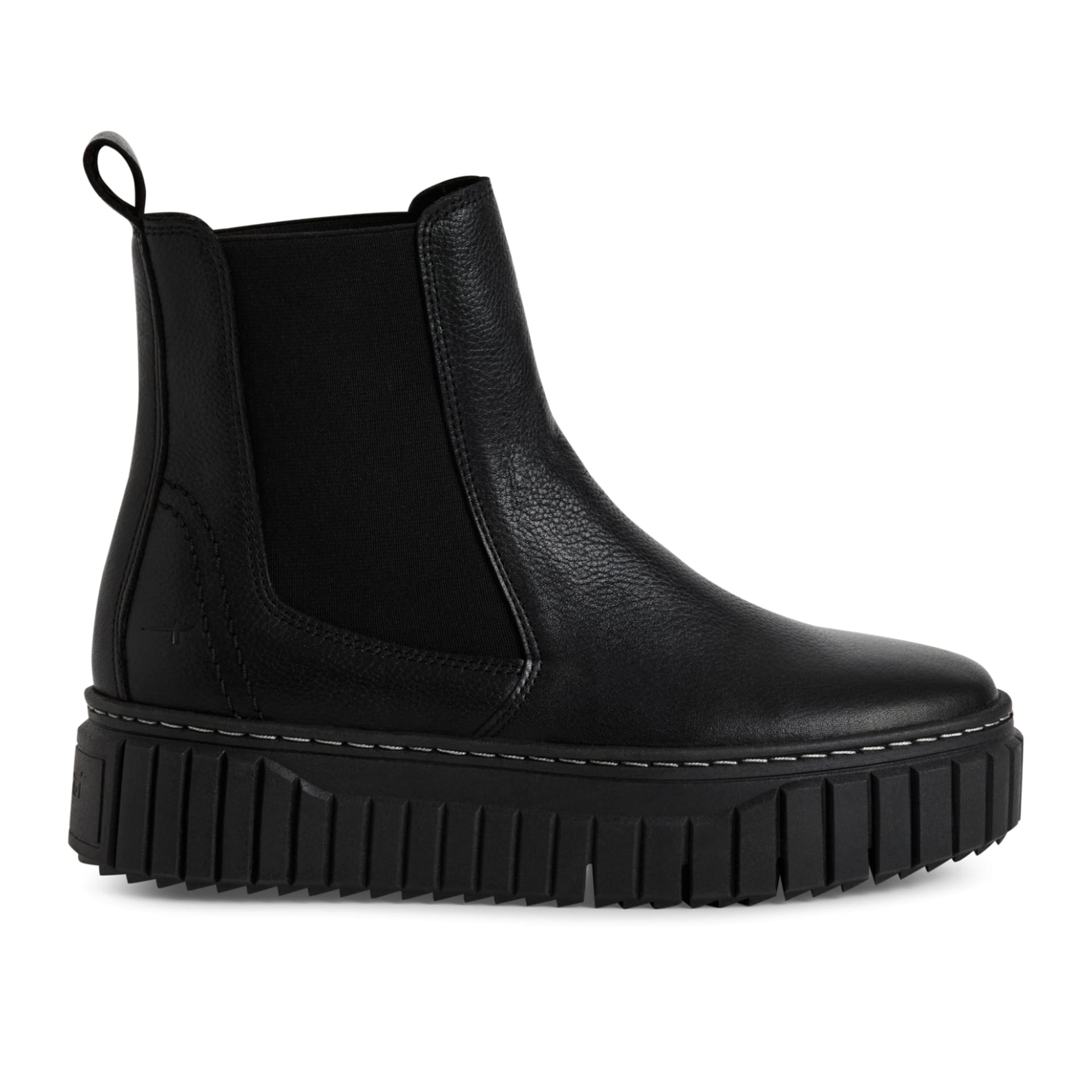 Tamaris Delita Chelsea Boots 1-25445-45 in Black Leather
