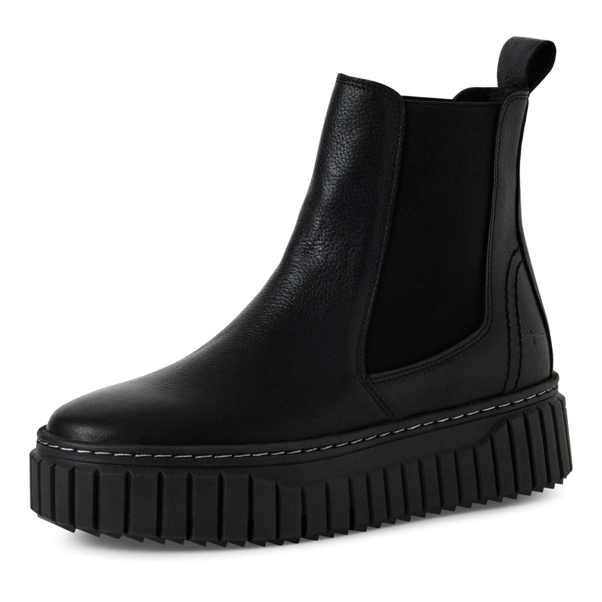 Tamaris Delita Chelsea Boots 1-25445-45 in Black Leather