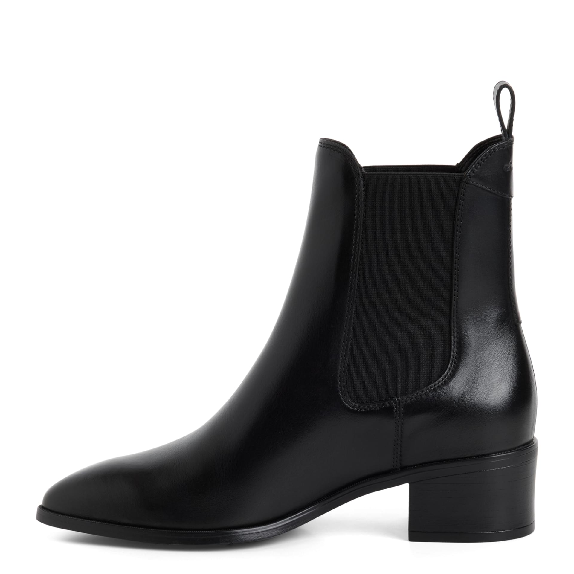 Tamaris Dena Chelsea Boots cuir in Black, côté intérieur (SKU 1-25306-47--001)