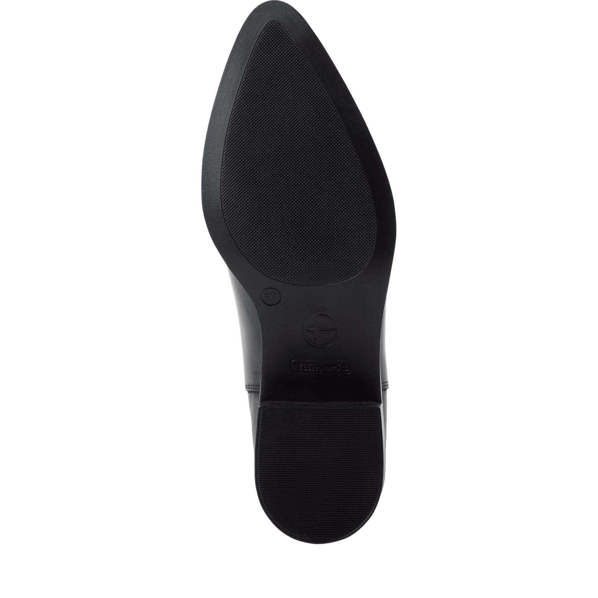 Tamaris Dena Chelsea Boots cuir in Black, semelle (SKU 1-25306-47--001)