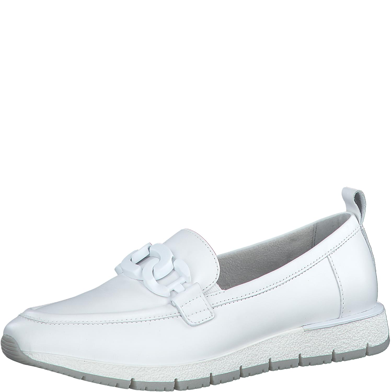 Tamaris Diona Mules 1-1-24711-30 in White Leather