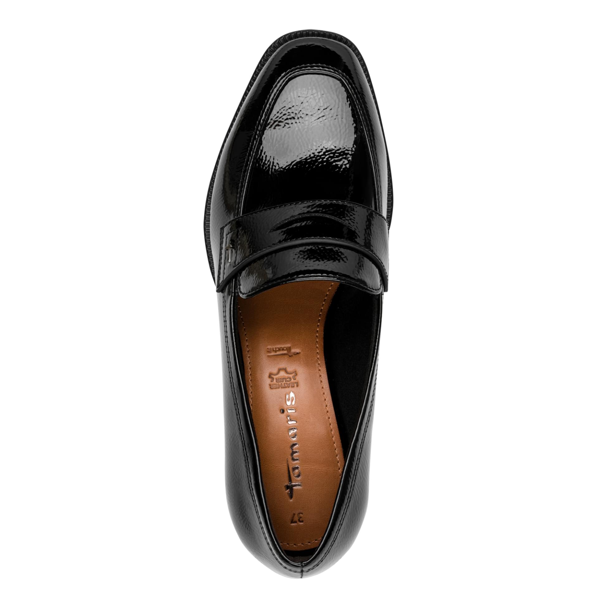 Tamaris Dolci Trotteurs in Black, vue de dessus (SKU 1-24342-47--001)