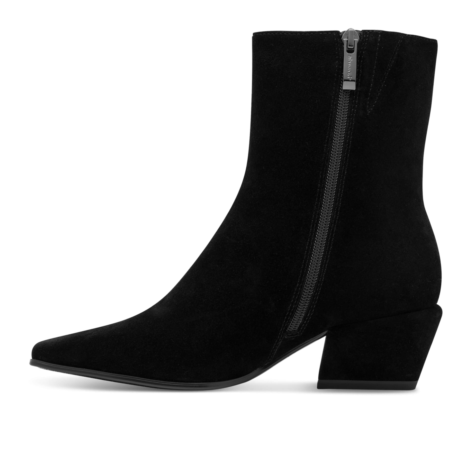 Tamaris Eclair Enkellaarsjes leer in Black, binnenzijde (SKU 1-25356-47--001)