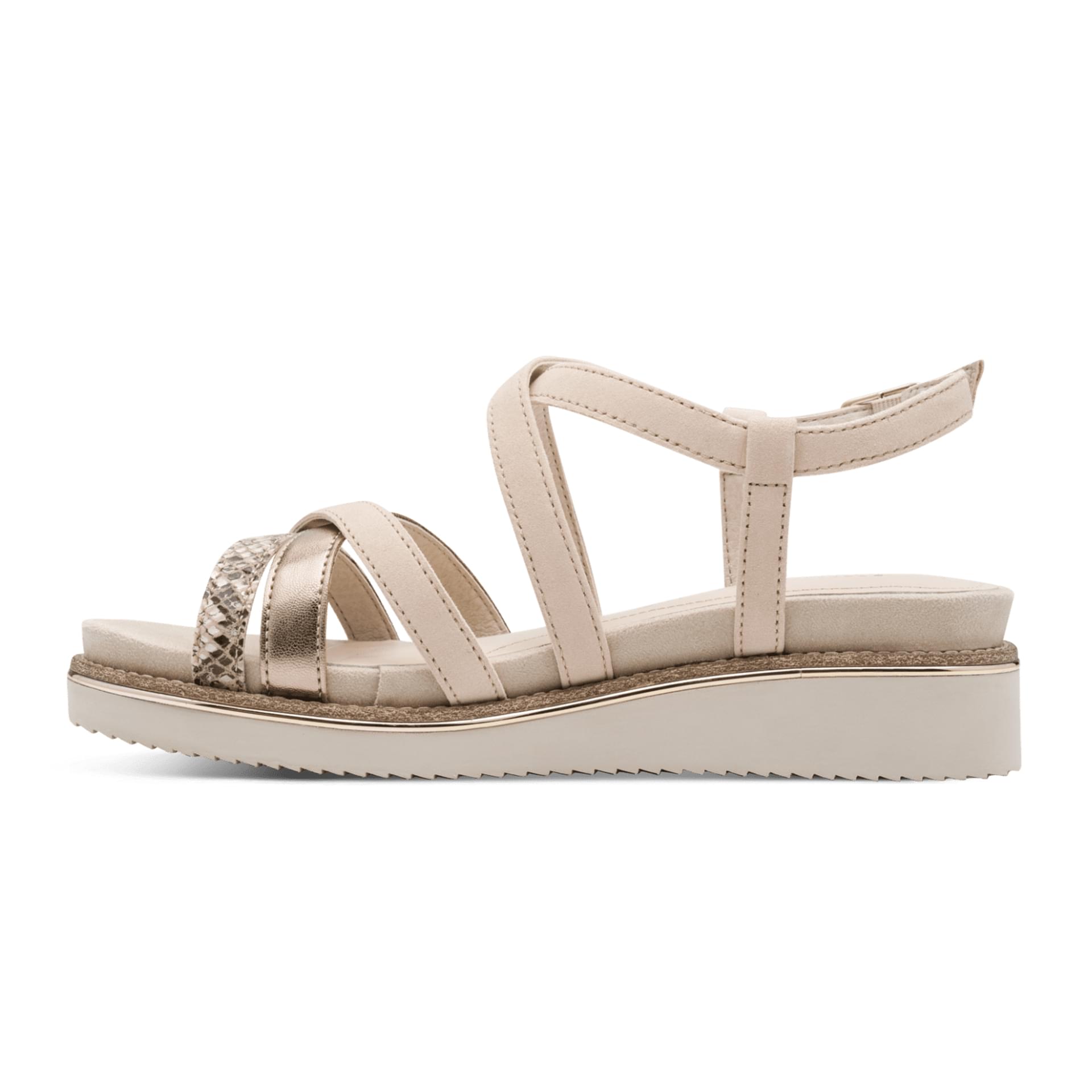 Tamaris Eda Sandalen 1-28237-44 in Nude Comb
