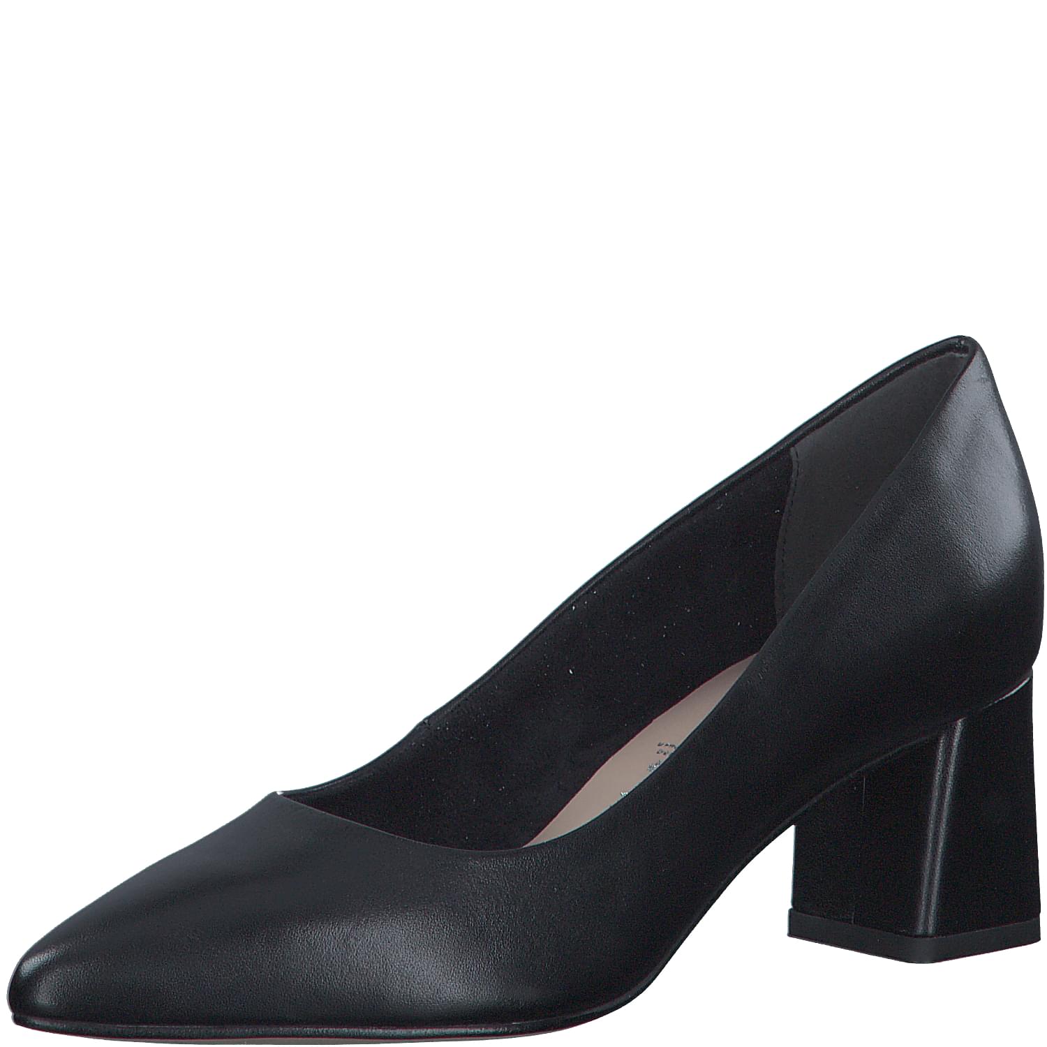 Tamaris Edan Heels 1-22435-41 in Black Leather