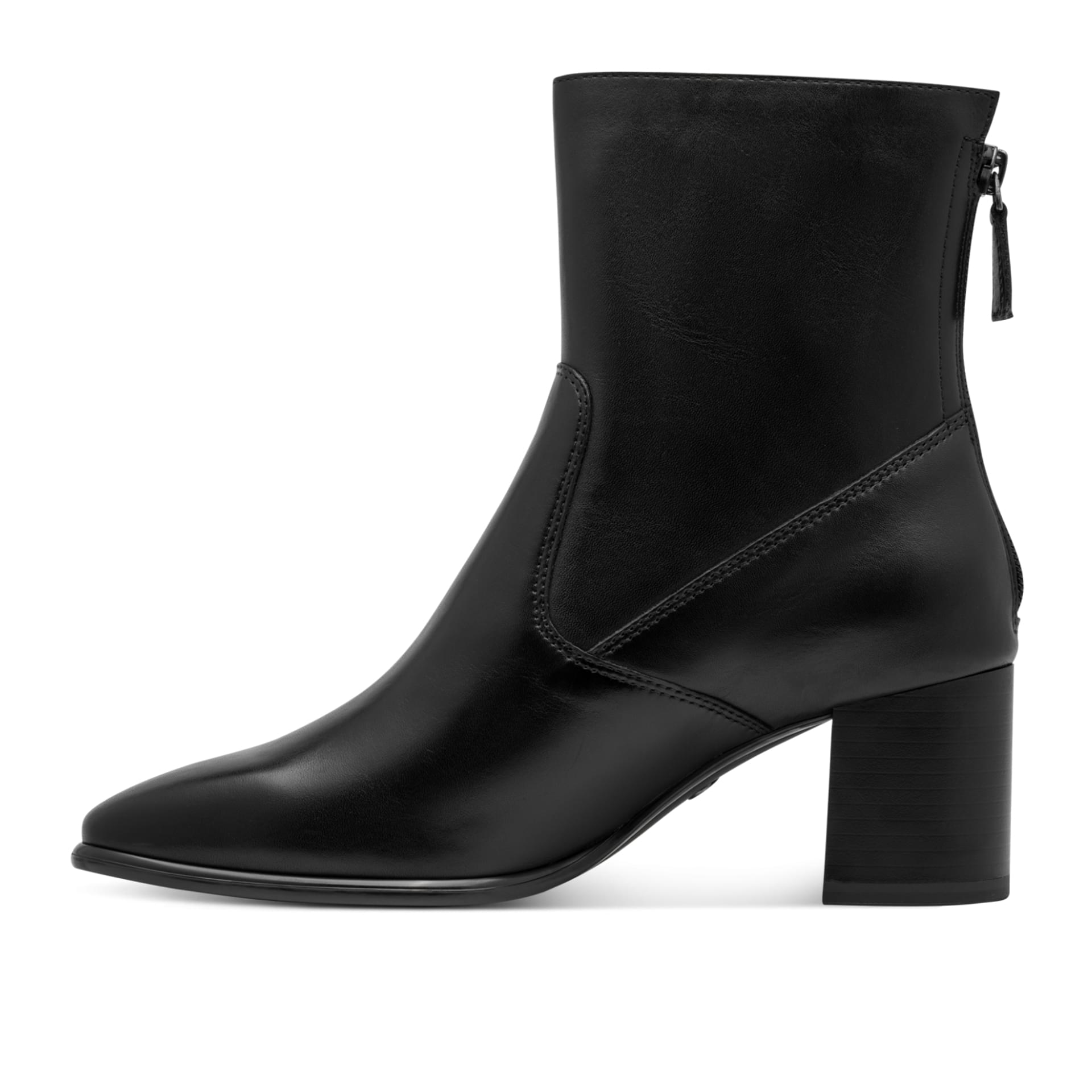 Tamaris Elarissa Ankle Boots leather in Black Leather, inner side (SKU 1-25345-47--003)