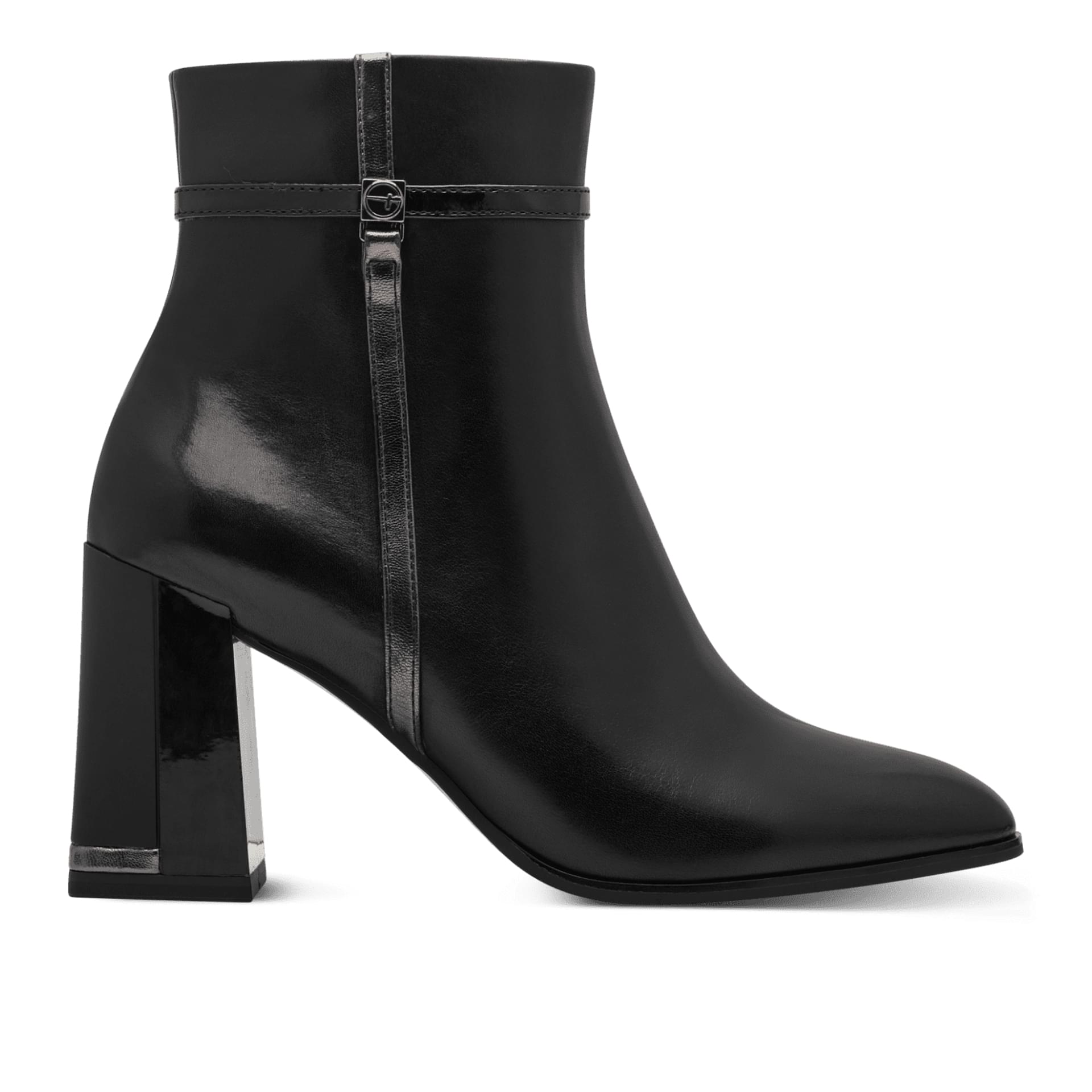 Tamaris Elif Bottines 1-25024-43 in Black/Pewter