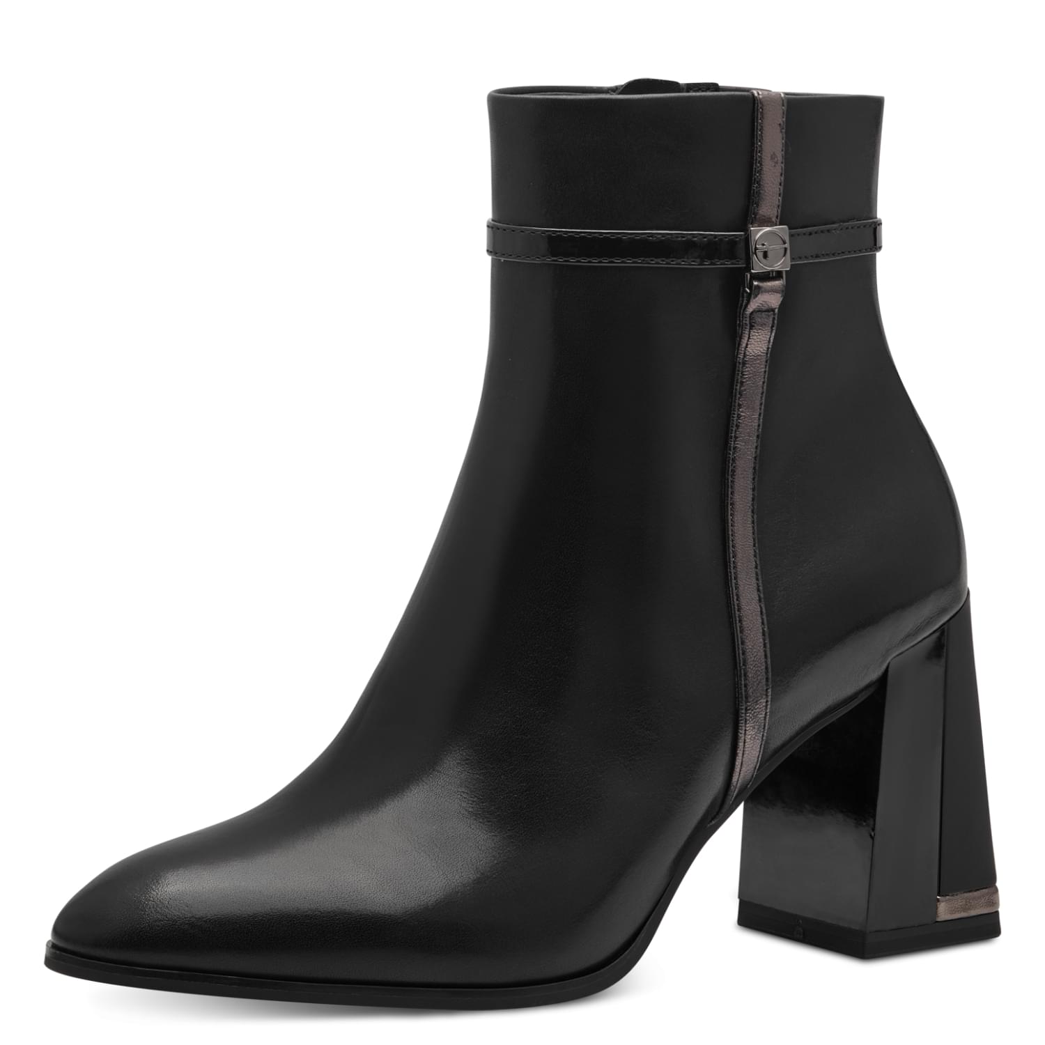 Tamaris Elif Bottines 1-25024-43 in Black/Pewter