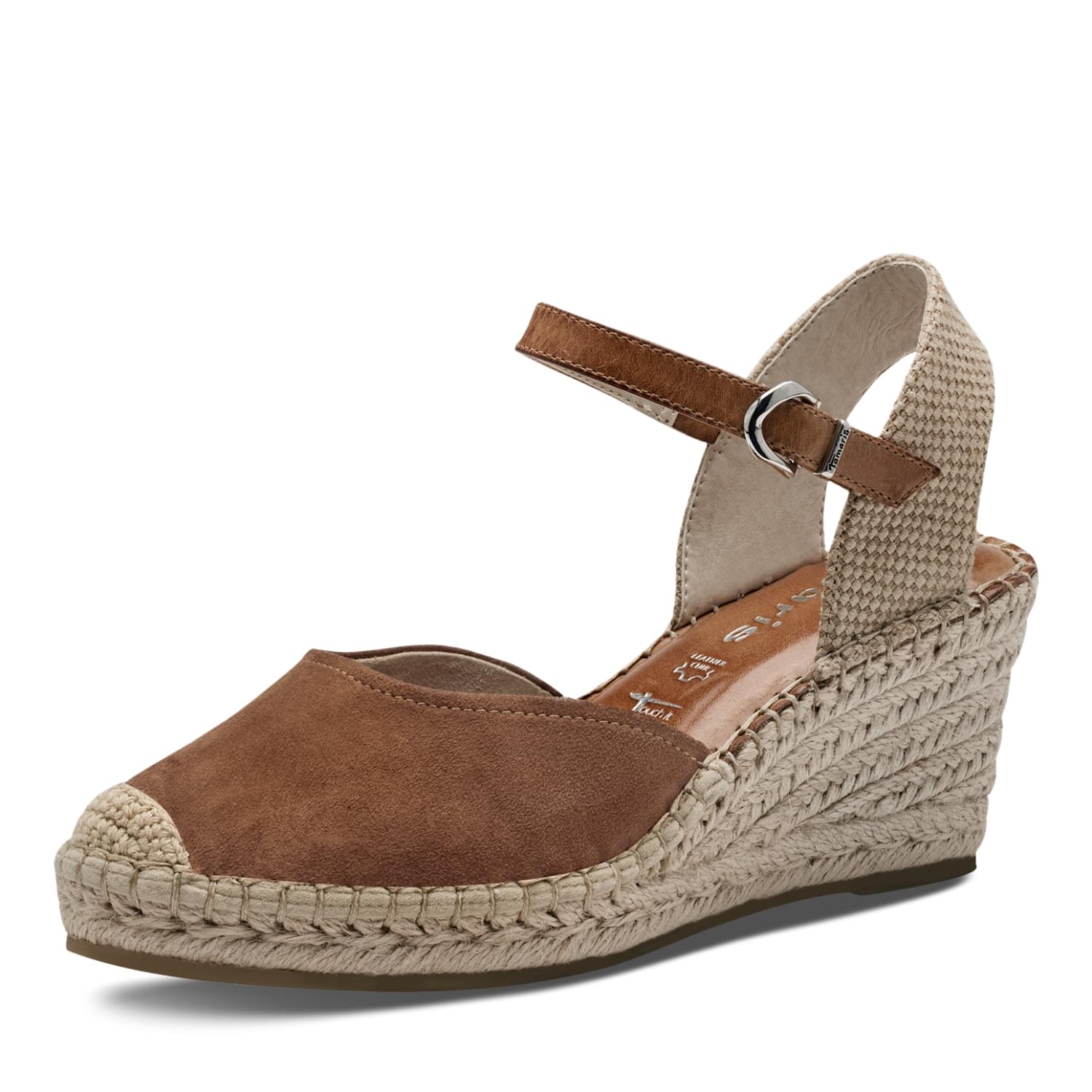 Tamaris Eloisee Espadrilles 1-29610-42 in Cognac