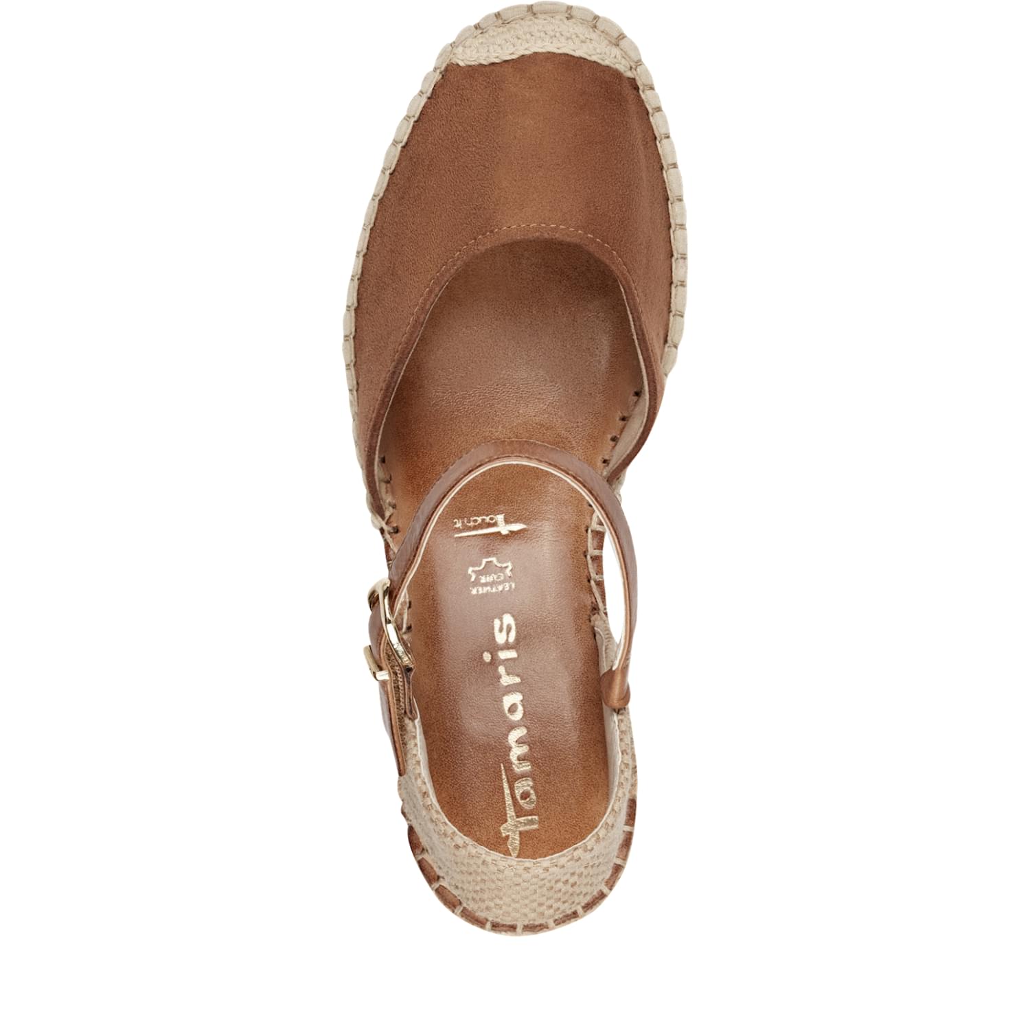 Tamaris Eloisee Espadrilles 1-29610-42 in Cognac