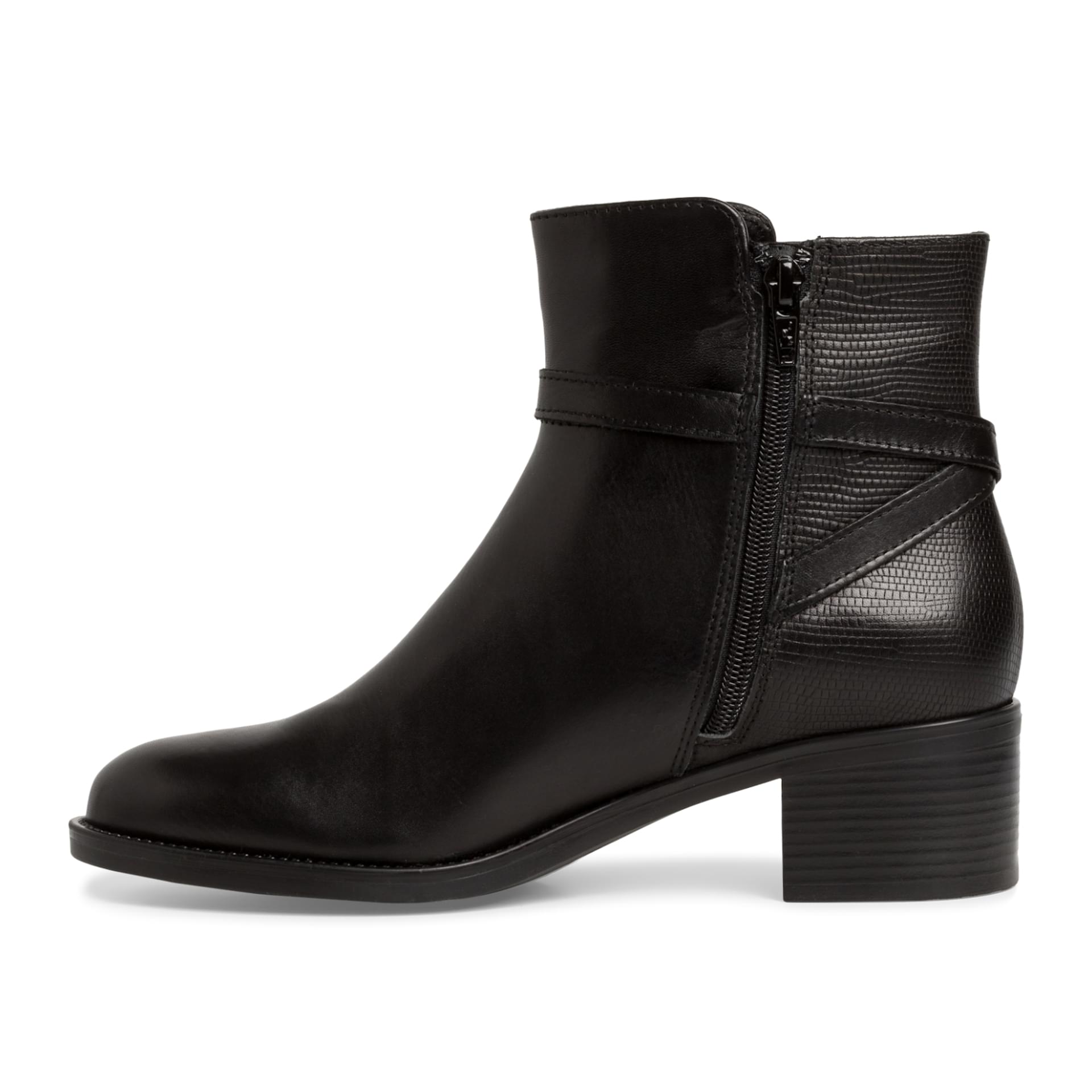 Tamaris Enrica Bottines 1-25017-41 in Black/Struct.