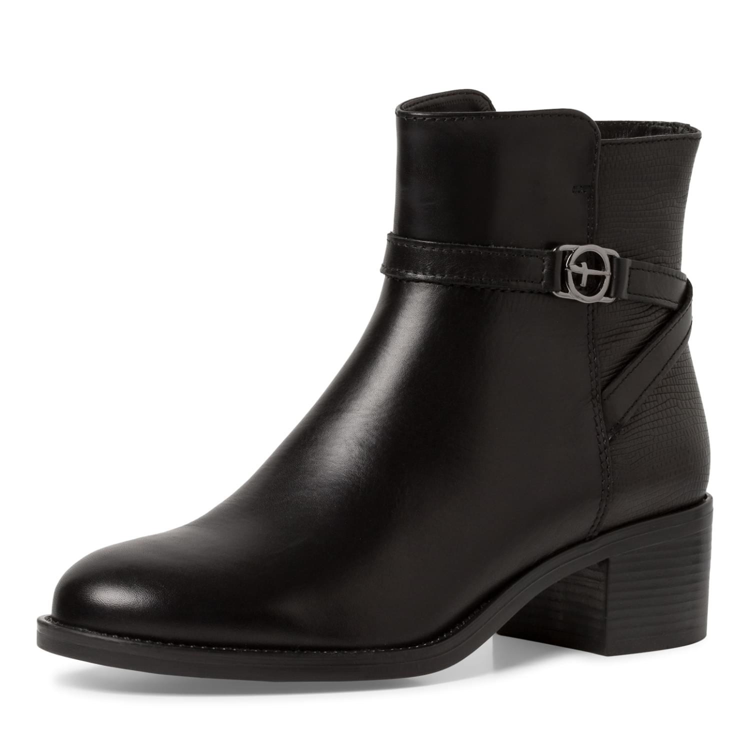 Tamaris Enrica Bottines 1-25017-41 in Black/Struct.