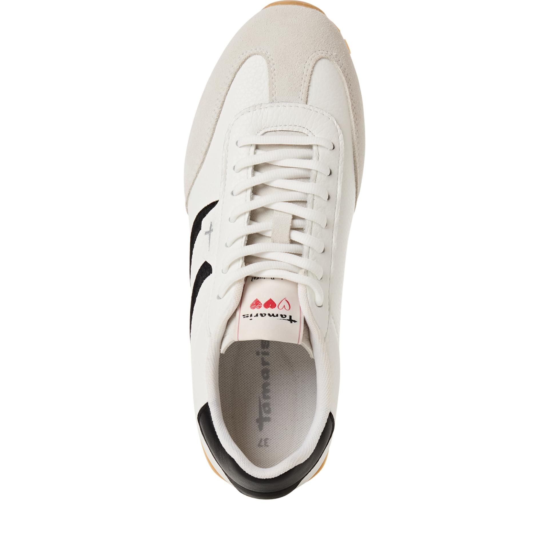 Tamaris Enzia Sneakers 1-23614-46 in White/Black