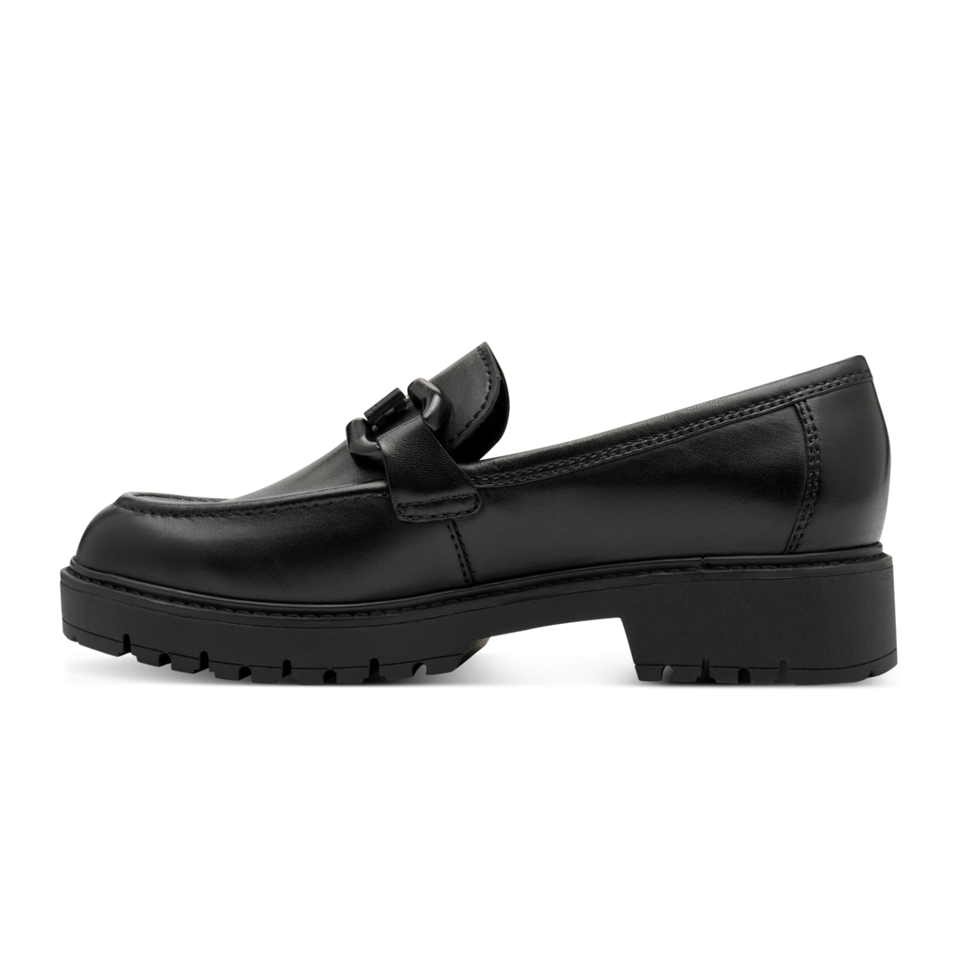 Tamaris Flora Slippers 1-24733-45 in Black Leather