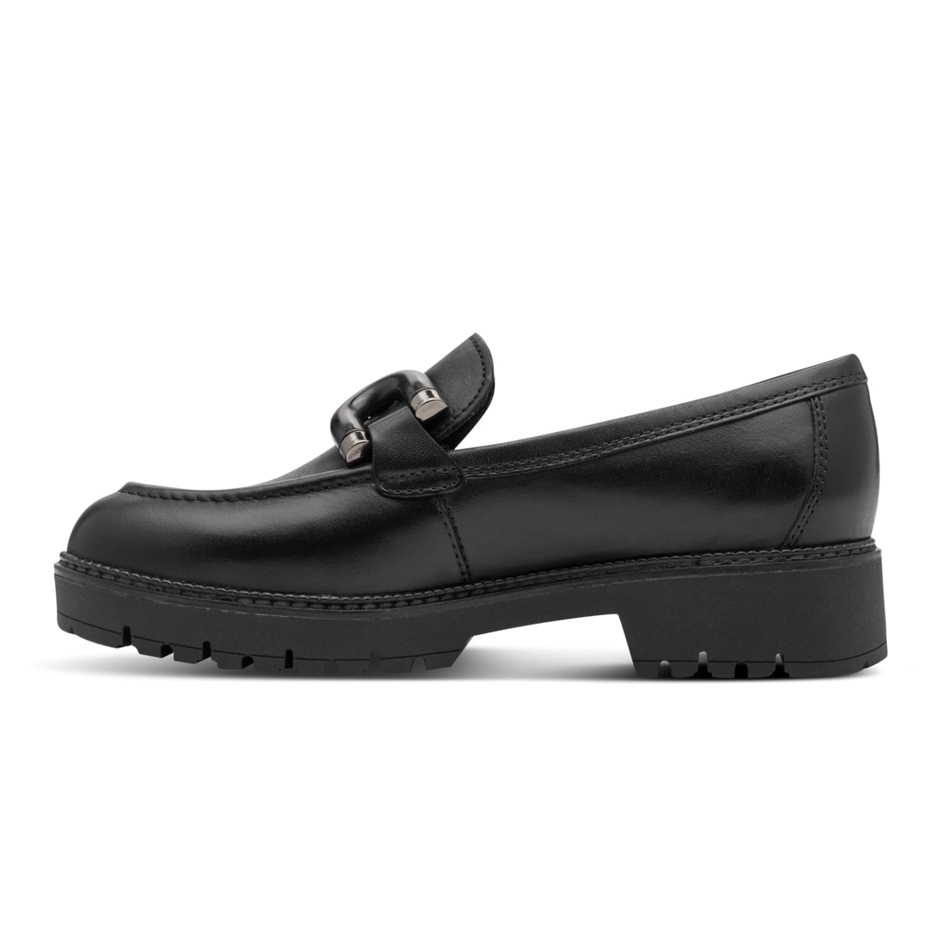 Tamaris Flora Loafers leer in Black, binnenzijde (SKU 1-24740-47--001)