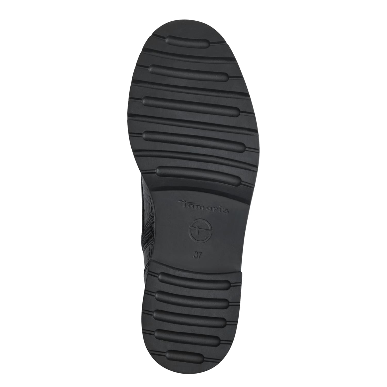 Tamaris Foteini Enkellaarsjes 1-25236-43 in Black Croco