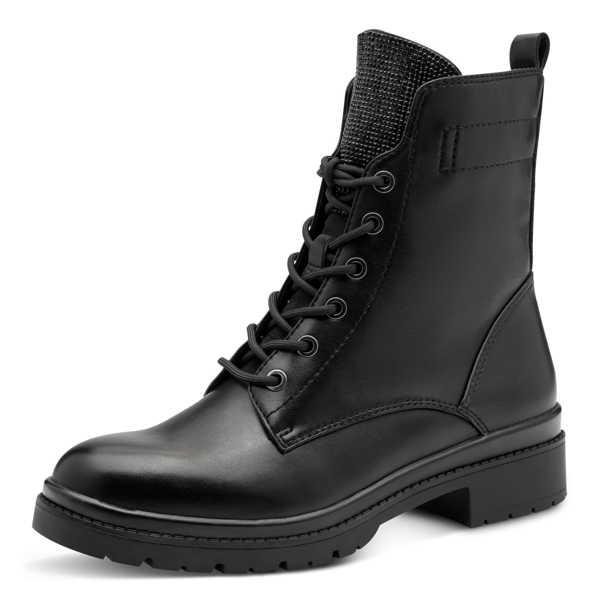 Tamaris Foteini Enkellaarsjes 1-25236-43 in Black Glam