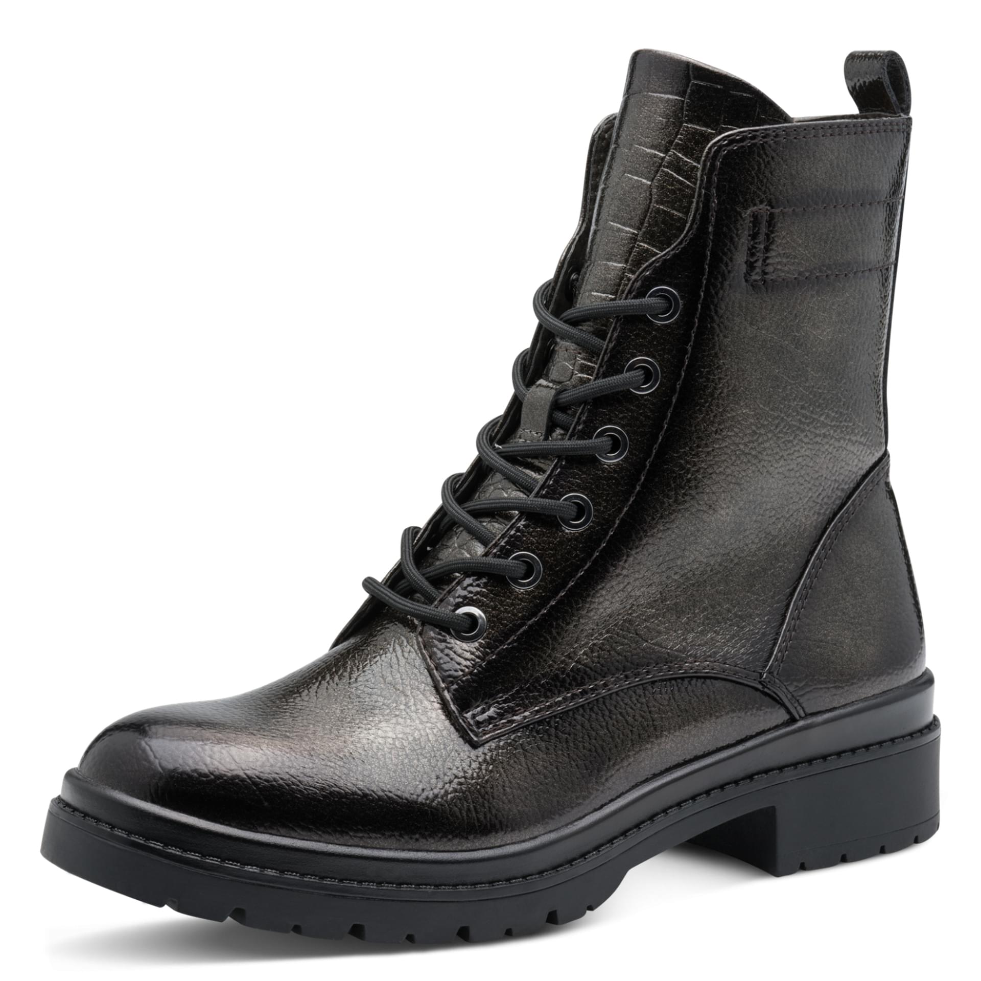 Tamaris Foteini Ankle Boots 1-25236-43 in Anthracite Pat