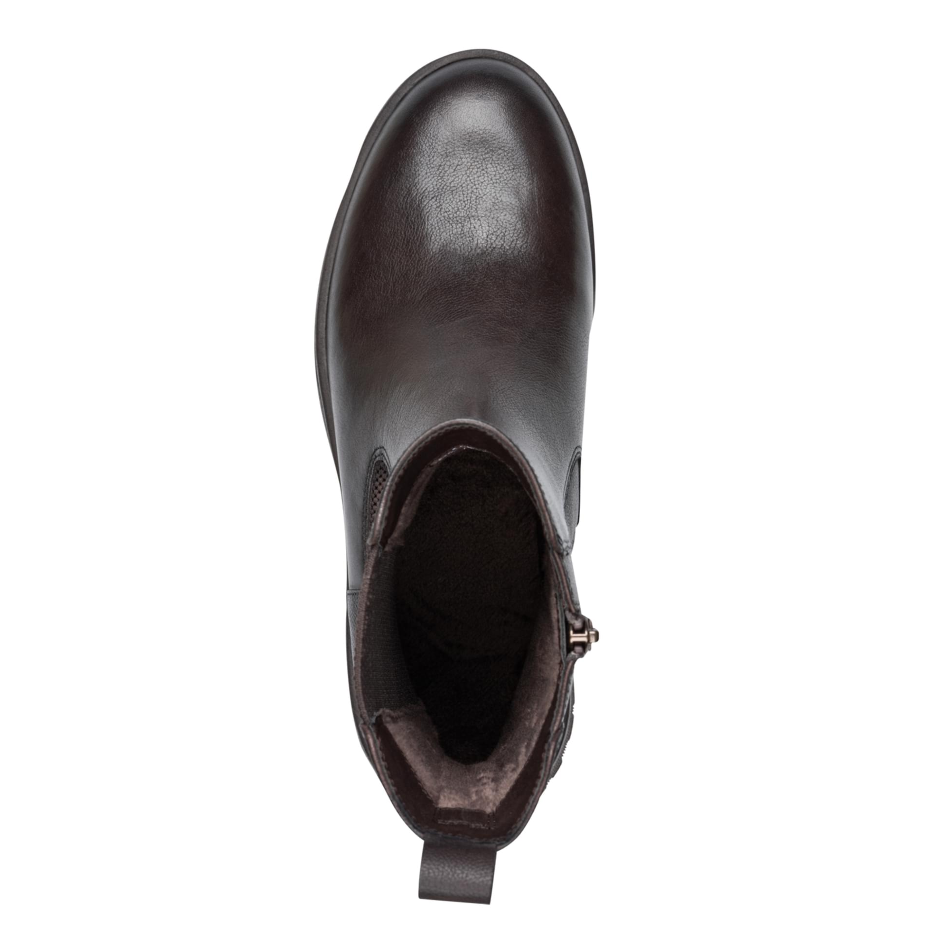 Tamaris Foteini Chelsea Boots in Mocca, top view (SKU 1-25457-47--304)