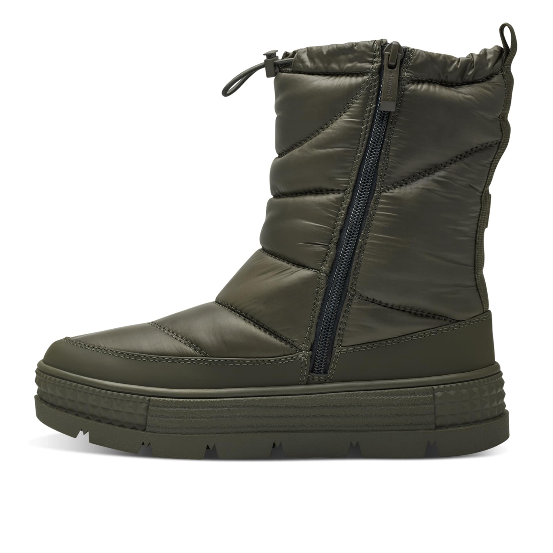 Tamaris Franny Enkellaarsjes 1-26835-41 in Olive