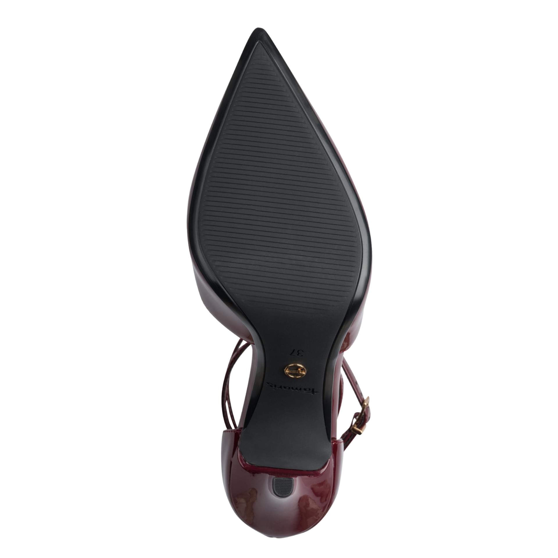Tamaris Gabbe Heels in Merlot Patent, sole (SKU 1-22461-47--568)