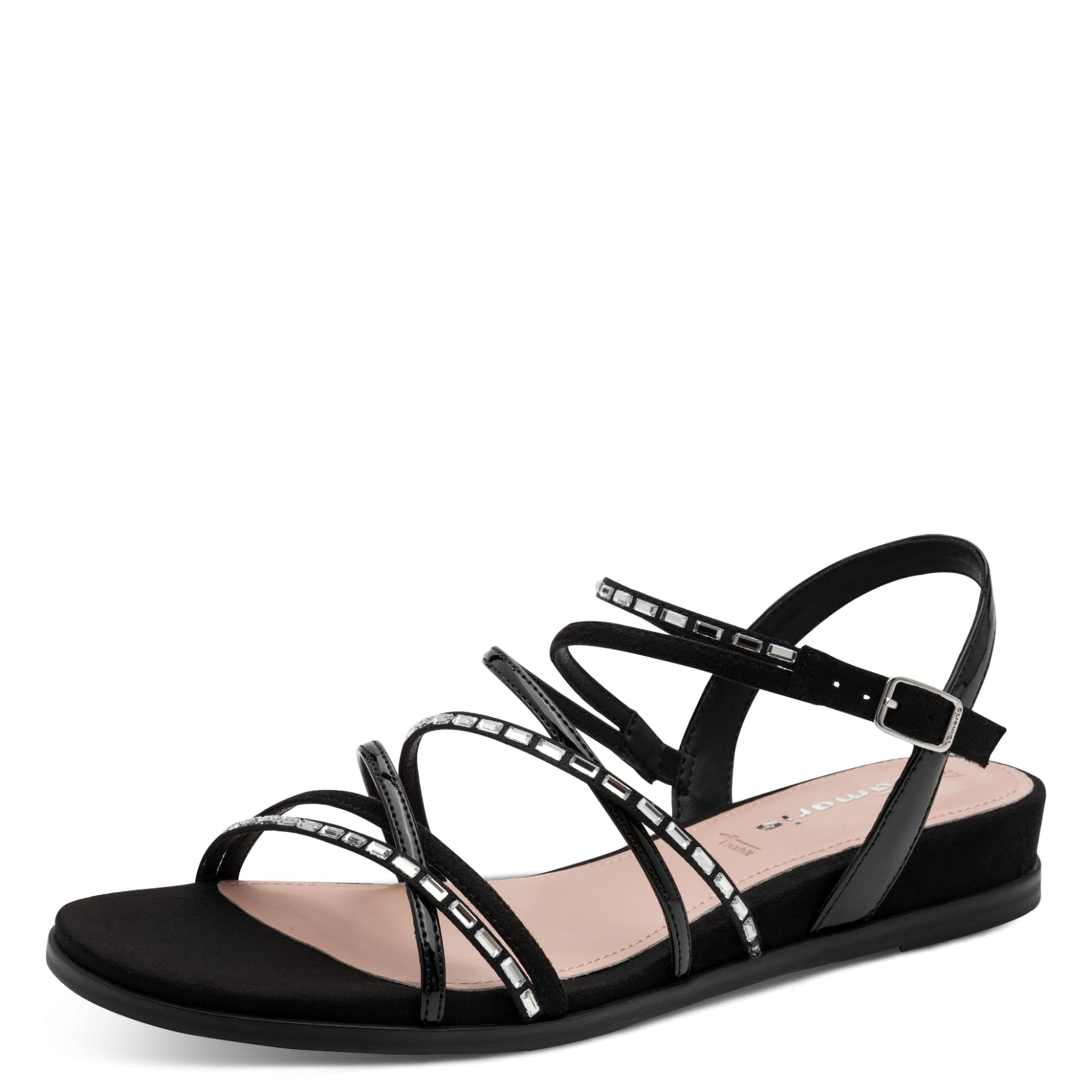 Tamaris Gabriella Sandalen 1-28103-42 in Black Glam