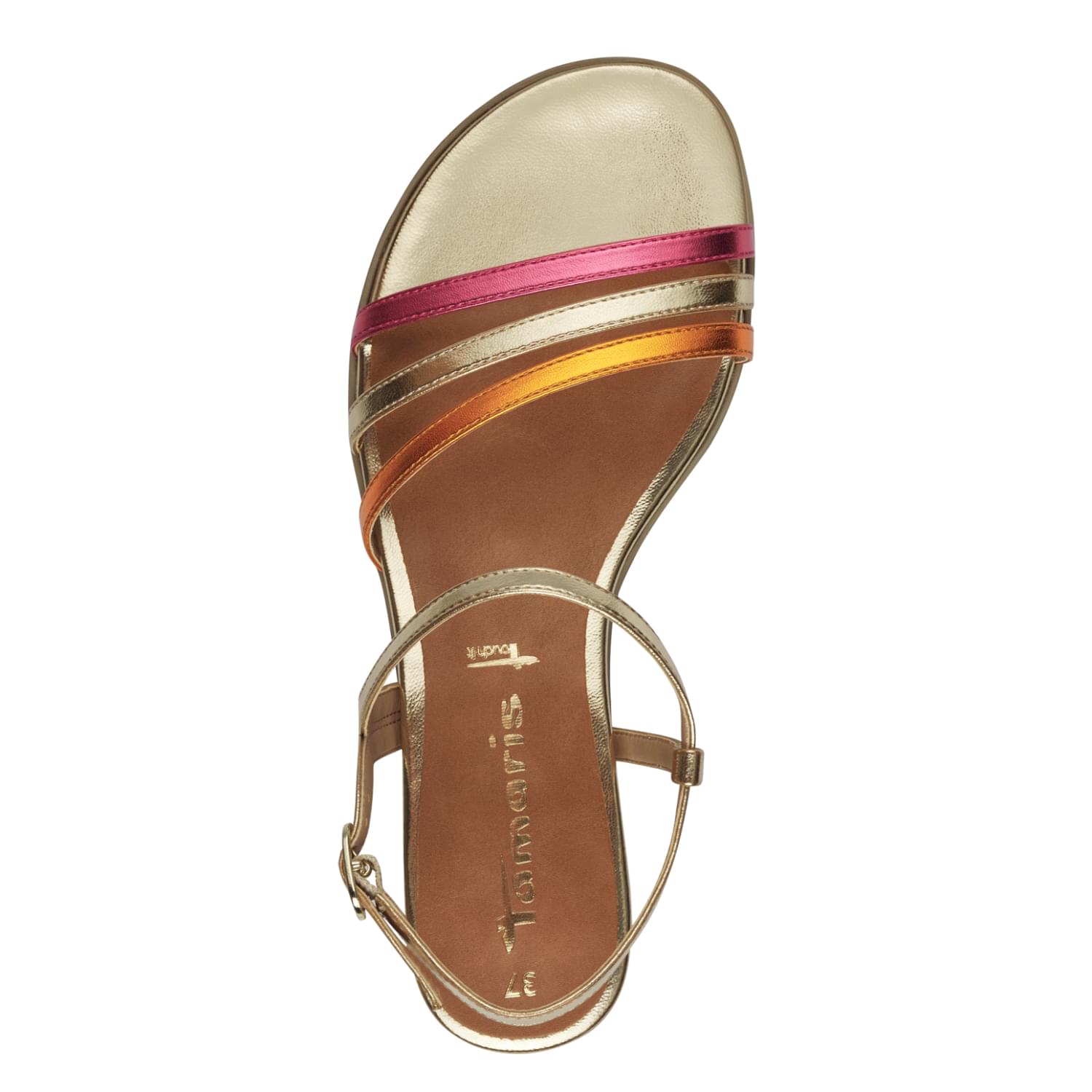 Tamaris Gabriella Sandals 1-28133-42 in Gold Comb