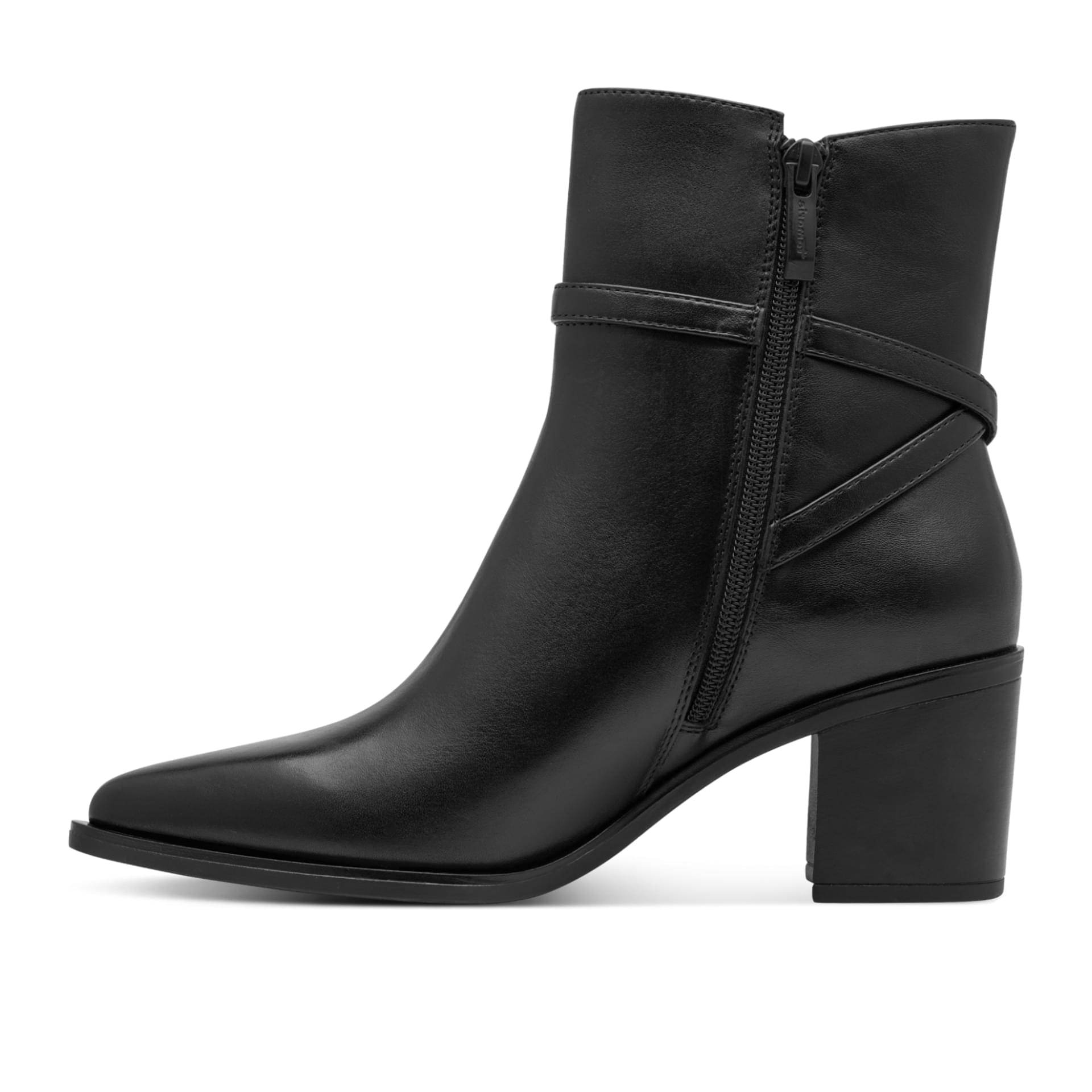 Tamaris Gaille Ankle Boots leather in Black, inner side (SKU 1-25331-47--001)