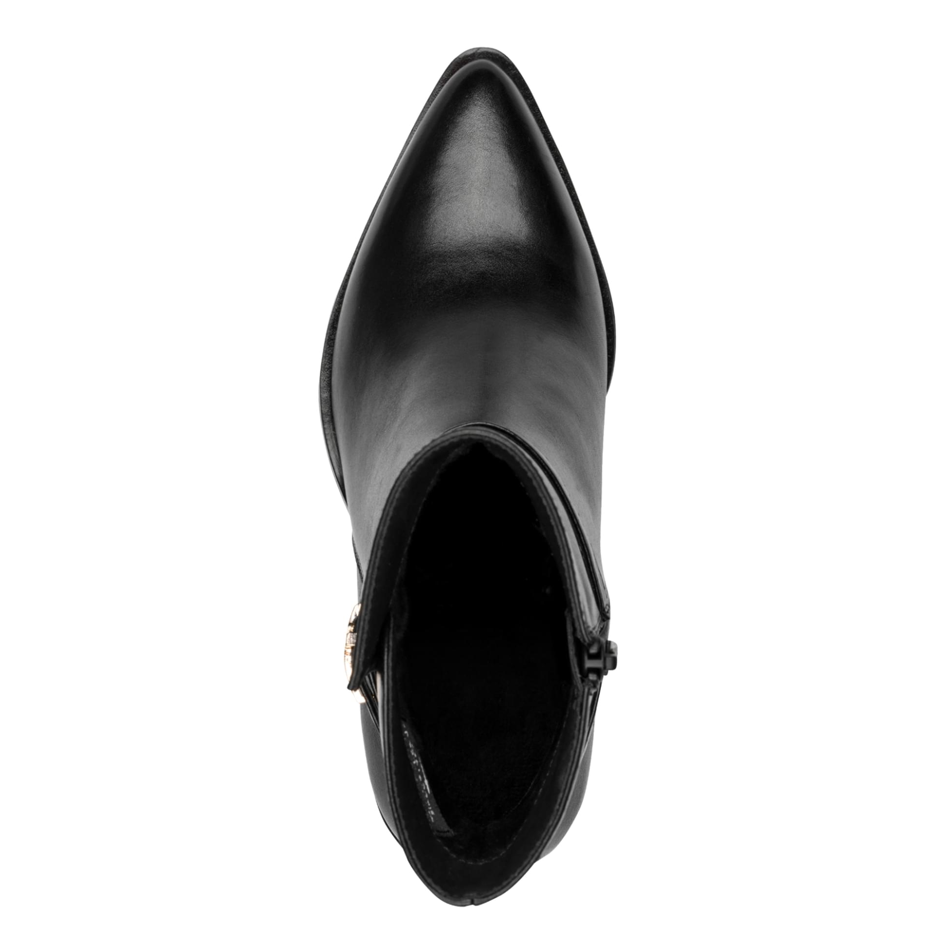 Tamaris Gaille Ankle Boots leather in Black, top view (SKU 1-25331-47--001)