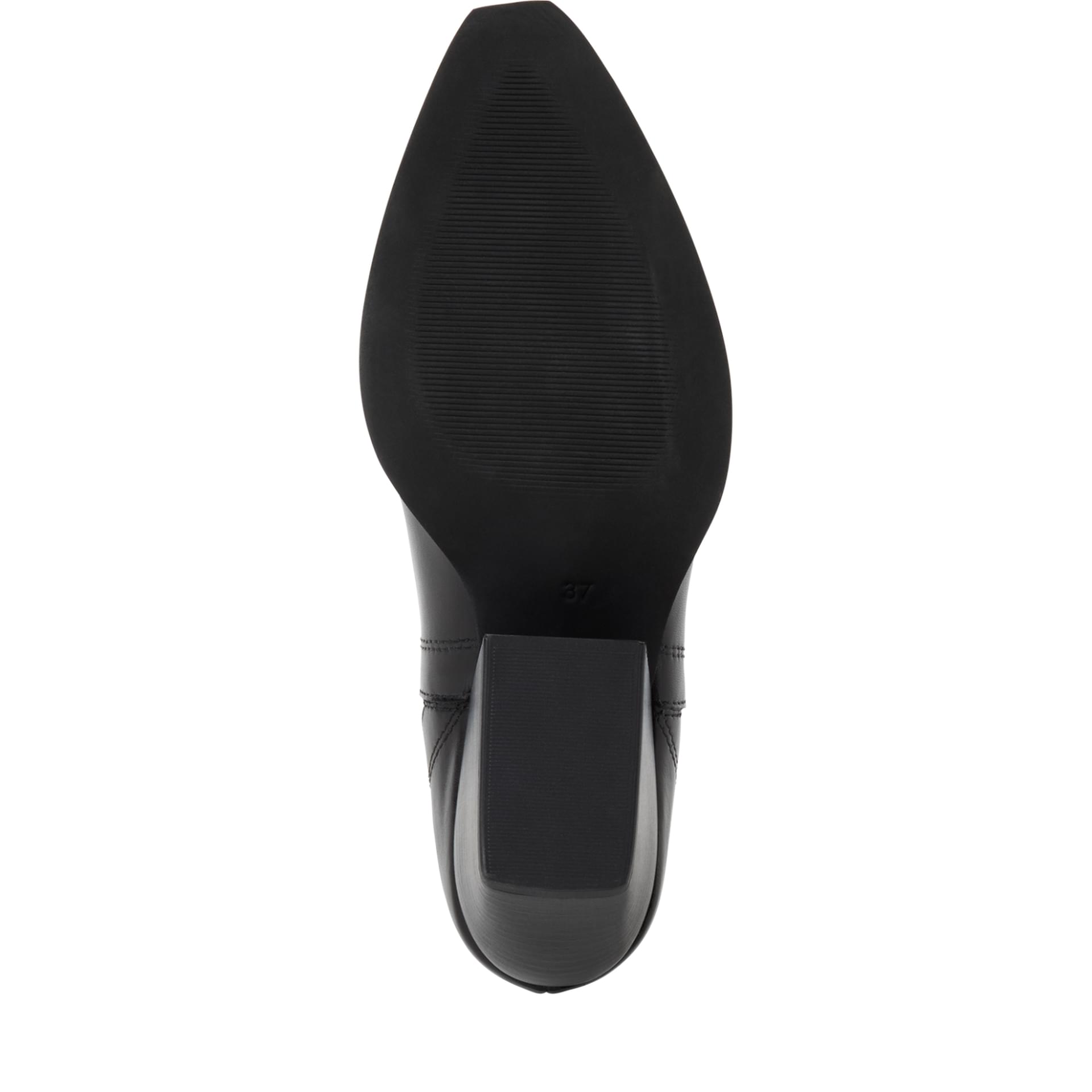 Tamaris Hira Chelsea Boots leer in Black Leather, zool (SKU 1-25303-47--003)