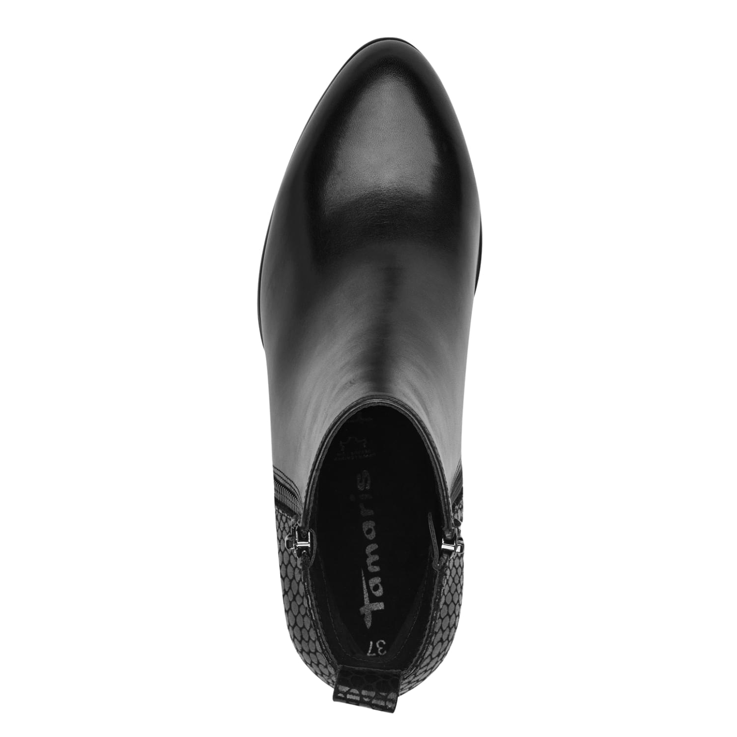 Tamaris Hotty Bottines 1-25398-43 in Black/Struct.