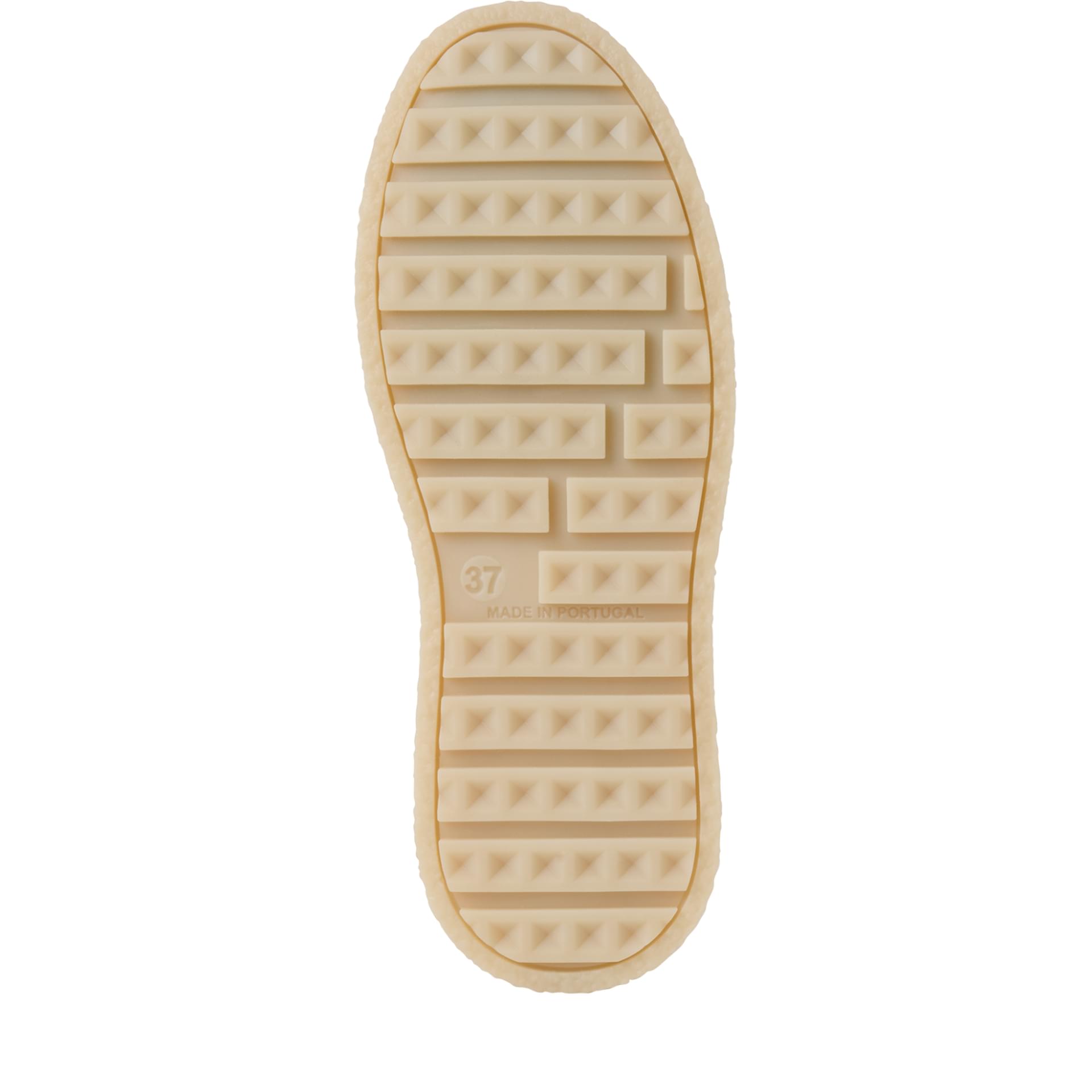 Tamaris Ika Enkellaarsjes leer in Light Taupe, zool (SKU 1-25200-47--377)