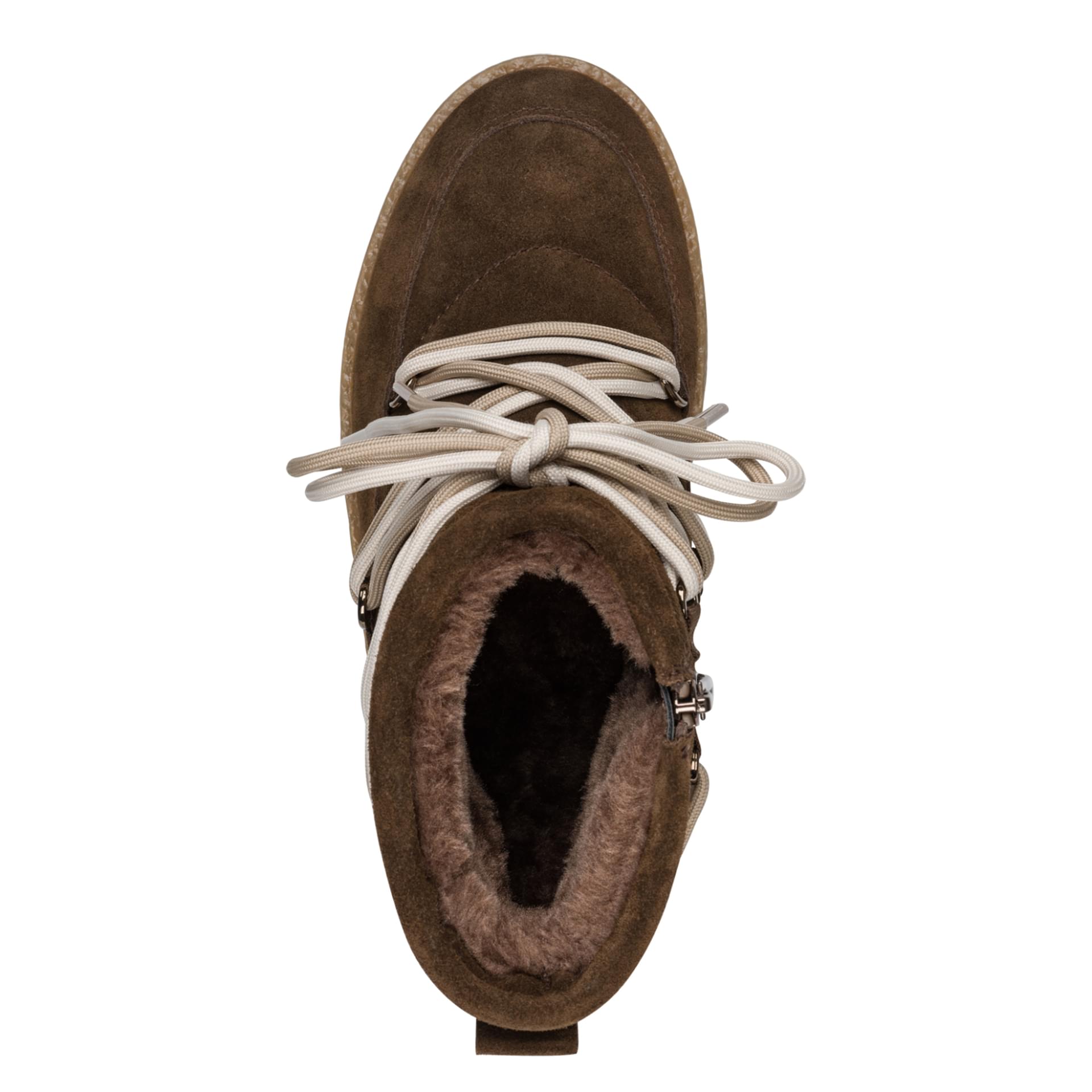 Tamaris Ika Ankle Boots leather in Mocca, top view (SKU 1-26803-47--304)