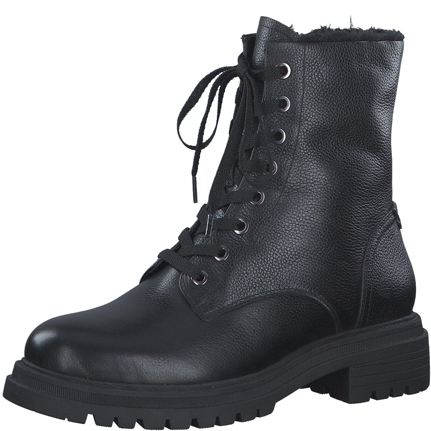 Tamaris Ilse Boots 1-26222-41 in Black Leather