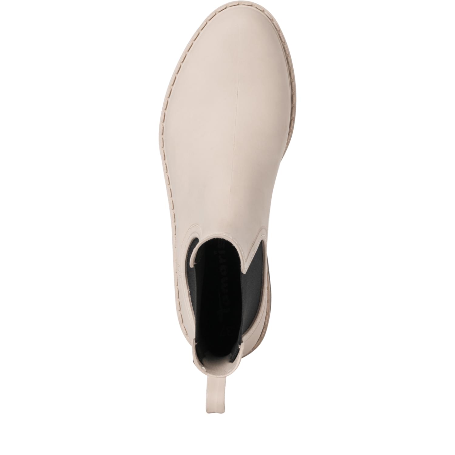 Tamaris Iluvia Chelsea Boots 1-1-25359-29 in Ivory/Black