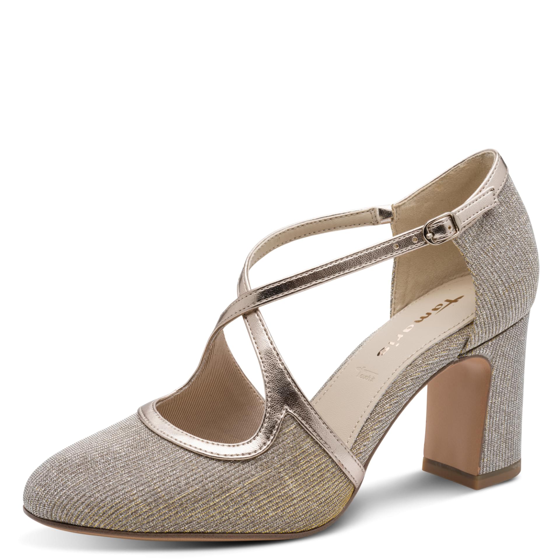 Tamaris Imola Heels 1-22454-47 in Lt.Gold Glam