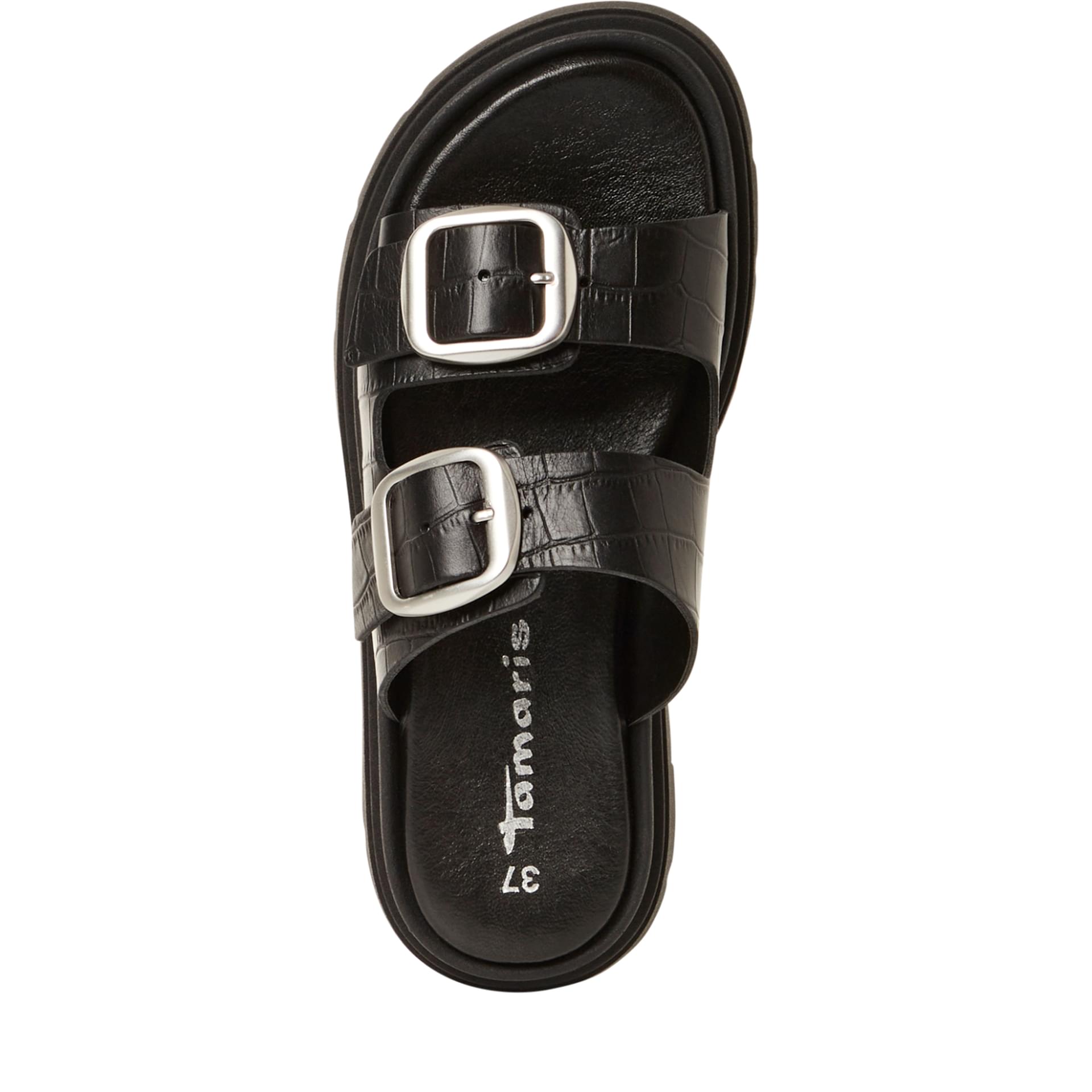 Tamaris Jadima Sandalen 1-27239-42 in Black Croco