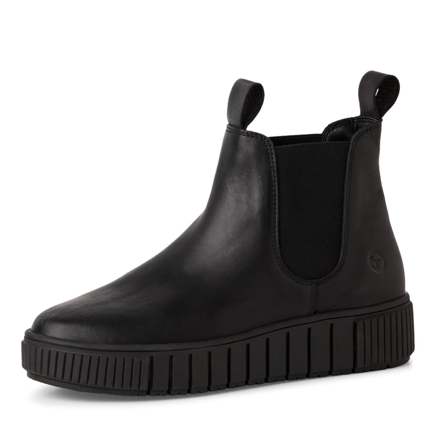 Tamaris Jarma Chelsea Boots 1-25403-43 in Black Leather