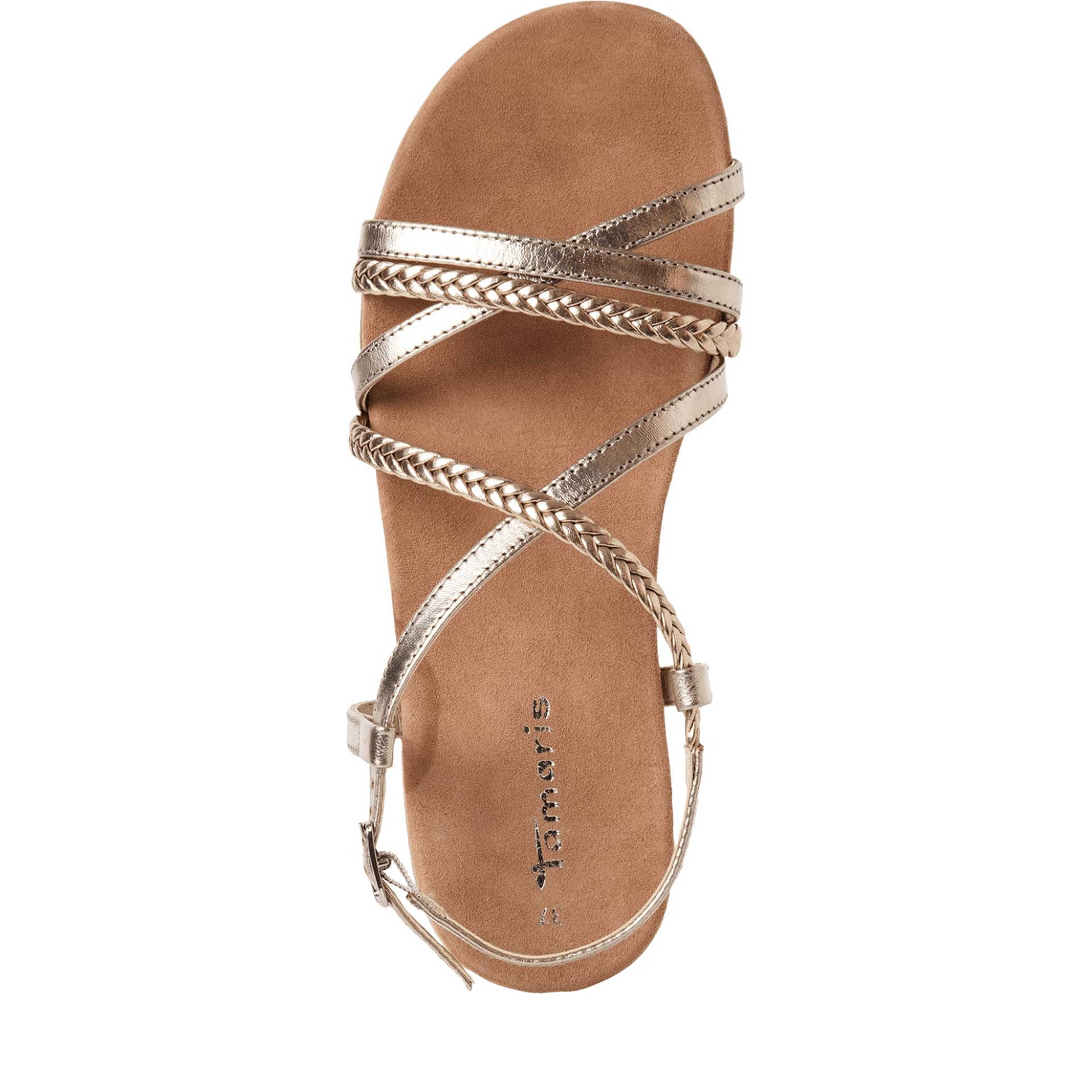 Tamaris Jetty Sandalen 1-28130-46 in Champagne Comb