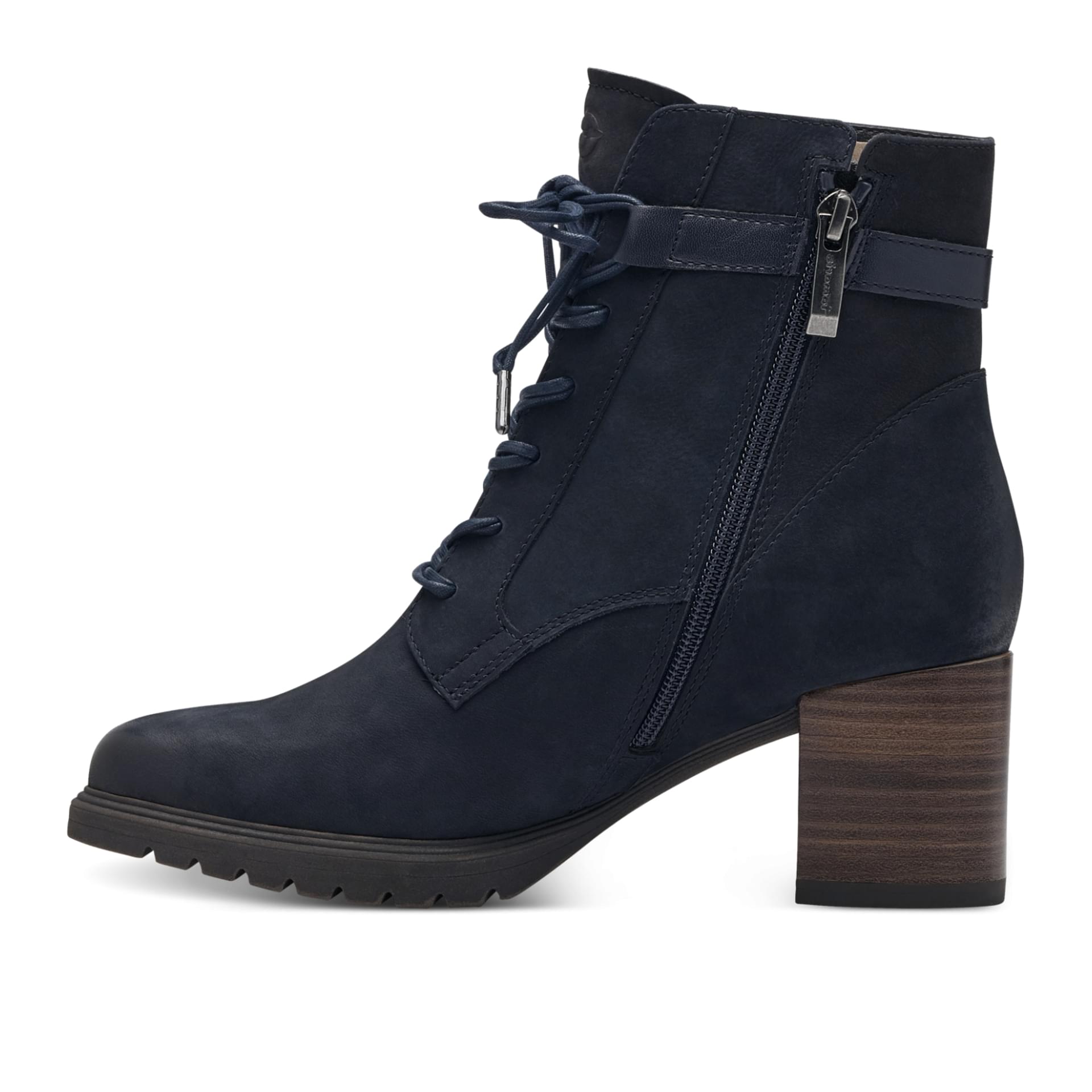 Tamaris Jilly Enkellaarsjes 1-25106-41 in Navy