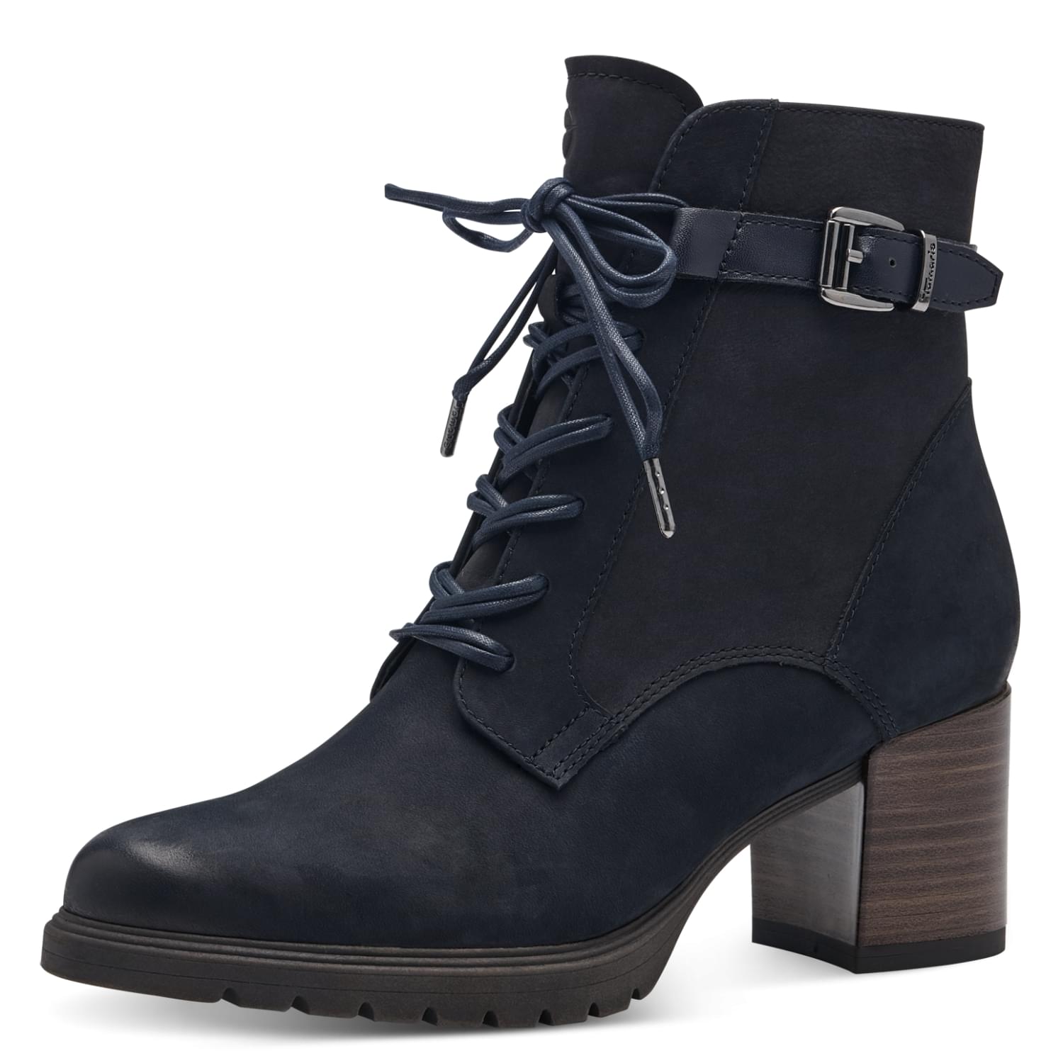 Tamaris Jilly Enkellaarsjes 1-25106-41 in Navy